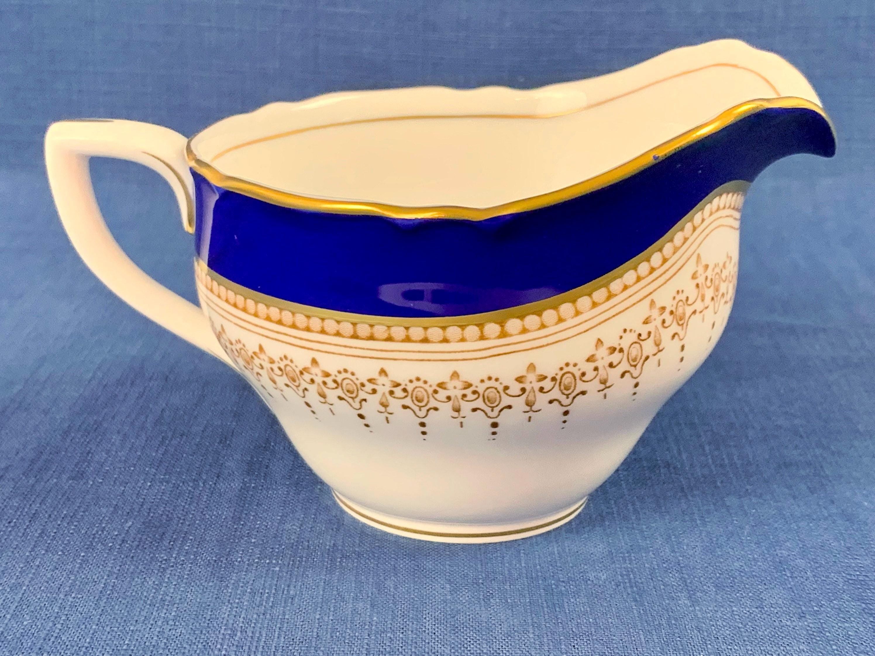 Royal Worcester Regency Cobalt Creamer