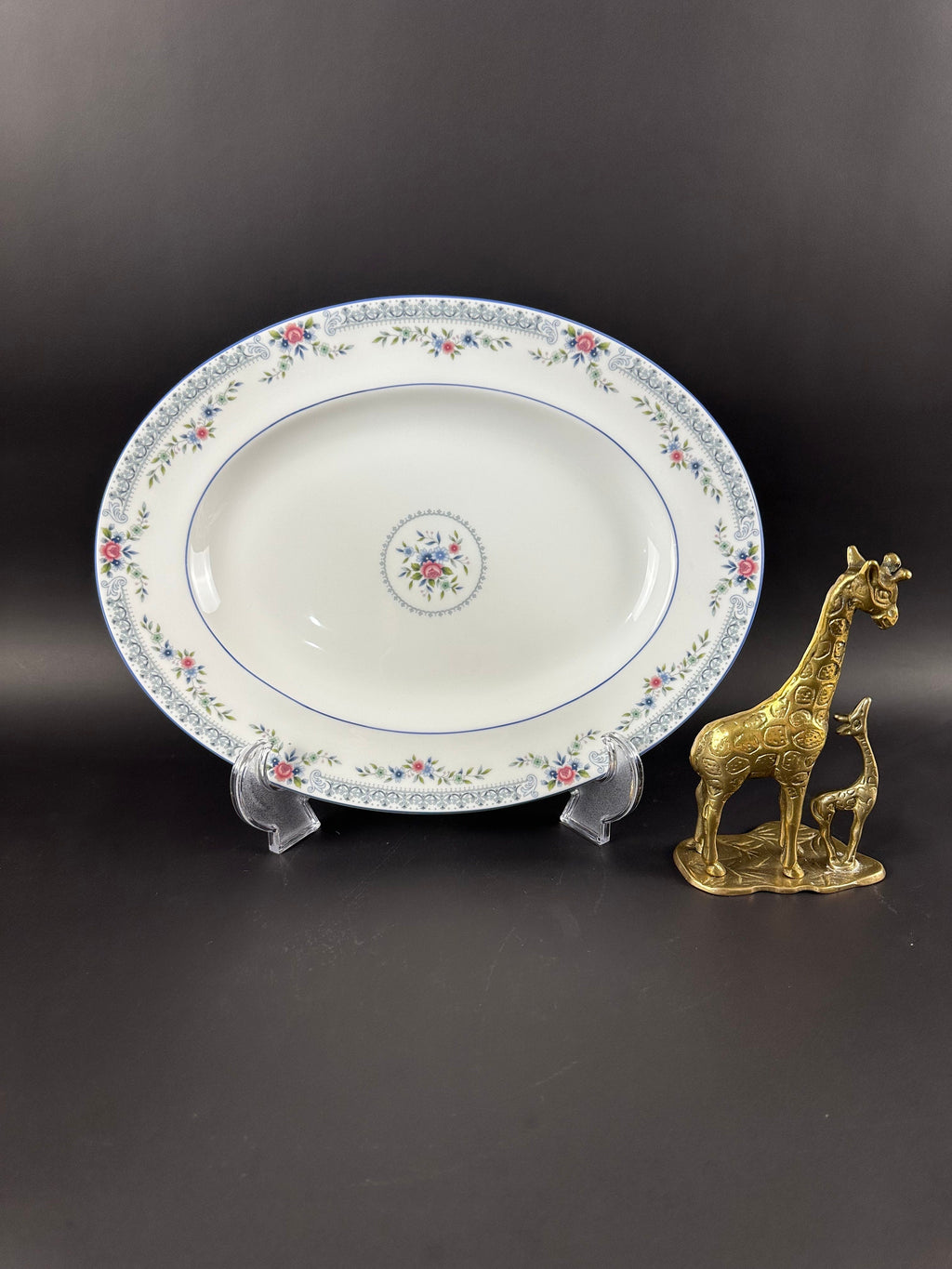 14” Wedgwood Platter in the Rosedale Pattern