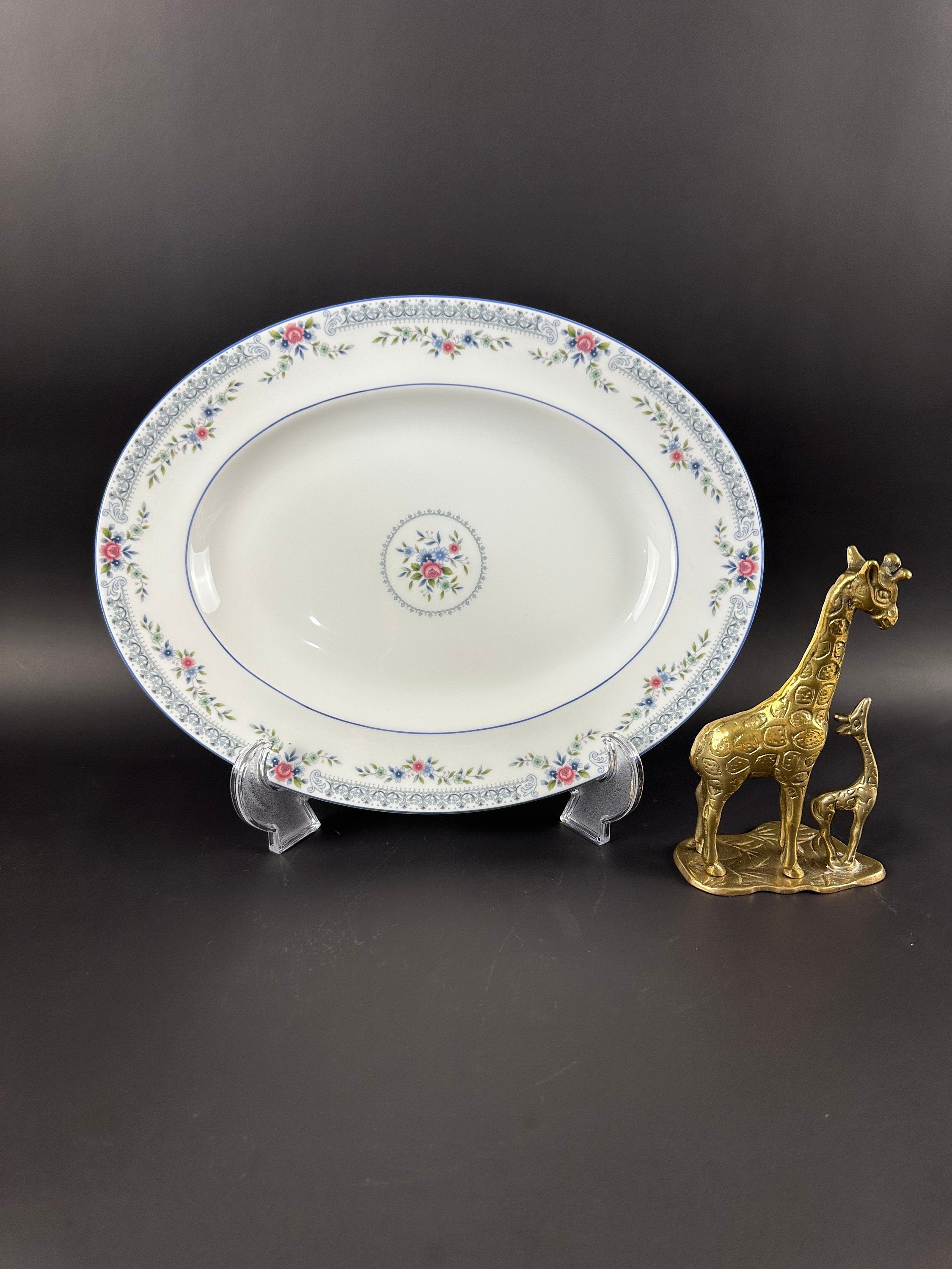 14” Wedgwood Platter in the Rosedale Pattern