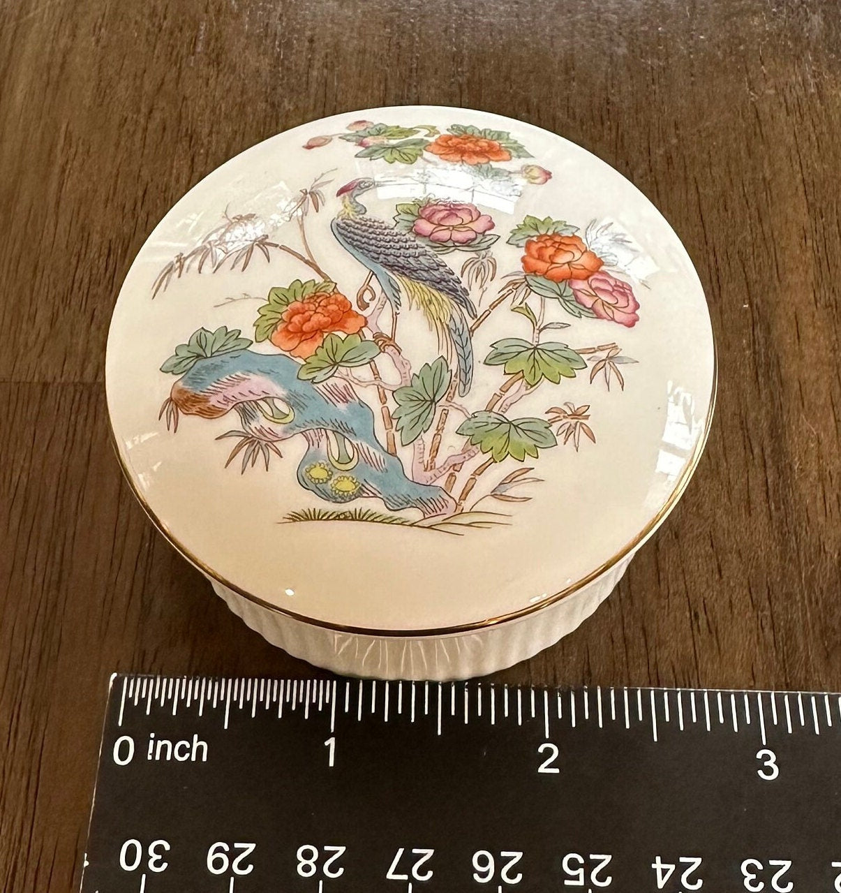 Wedgwood Kutani Crane Trinket Box