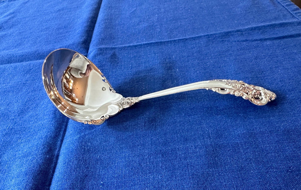 Wallace Grande Baroque Sterling Gravy Ladle