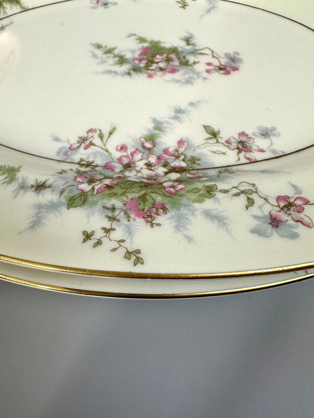 2 Haviland Apple Blossom Serving Platters