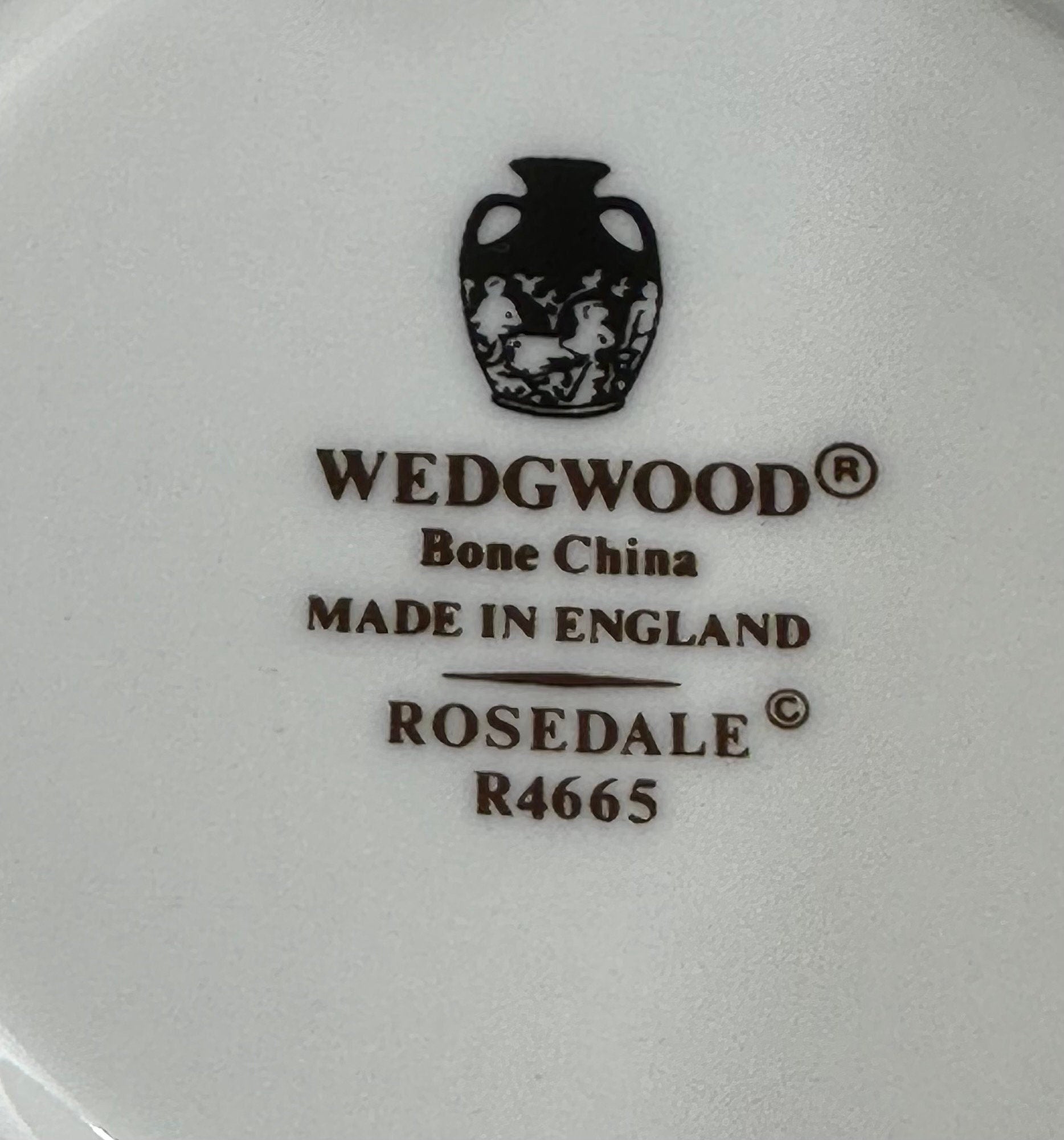Wedgwood Rosedale Five Piece Place Setting
