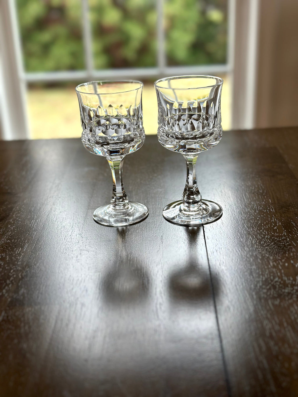 2 Kosta Boda Prince Crystal Water Goblets