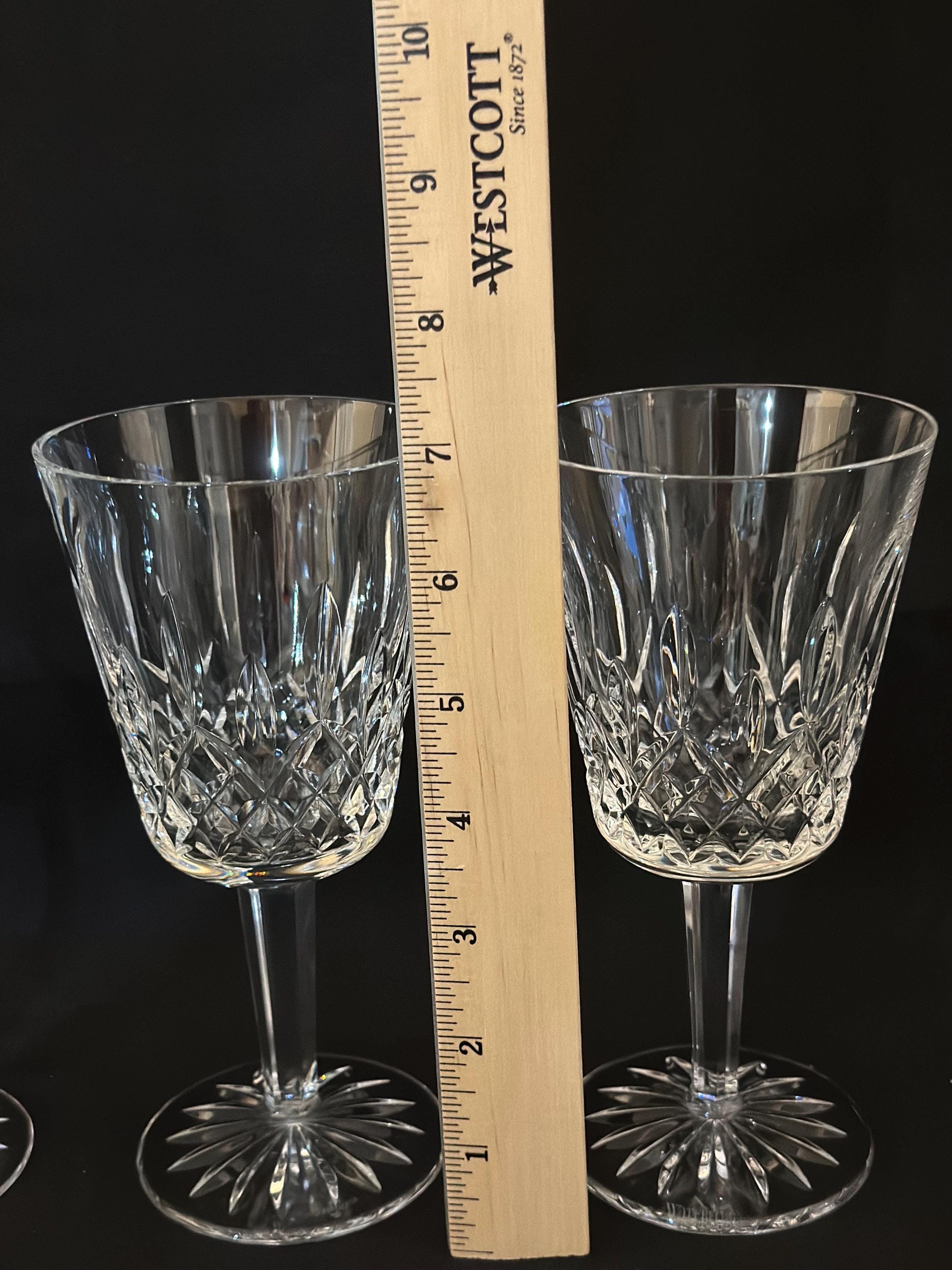 2 Waterford Crystal Lismore Claret Glasses