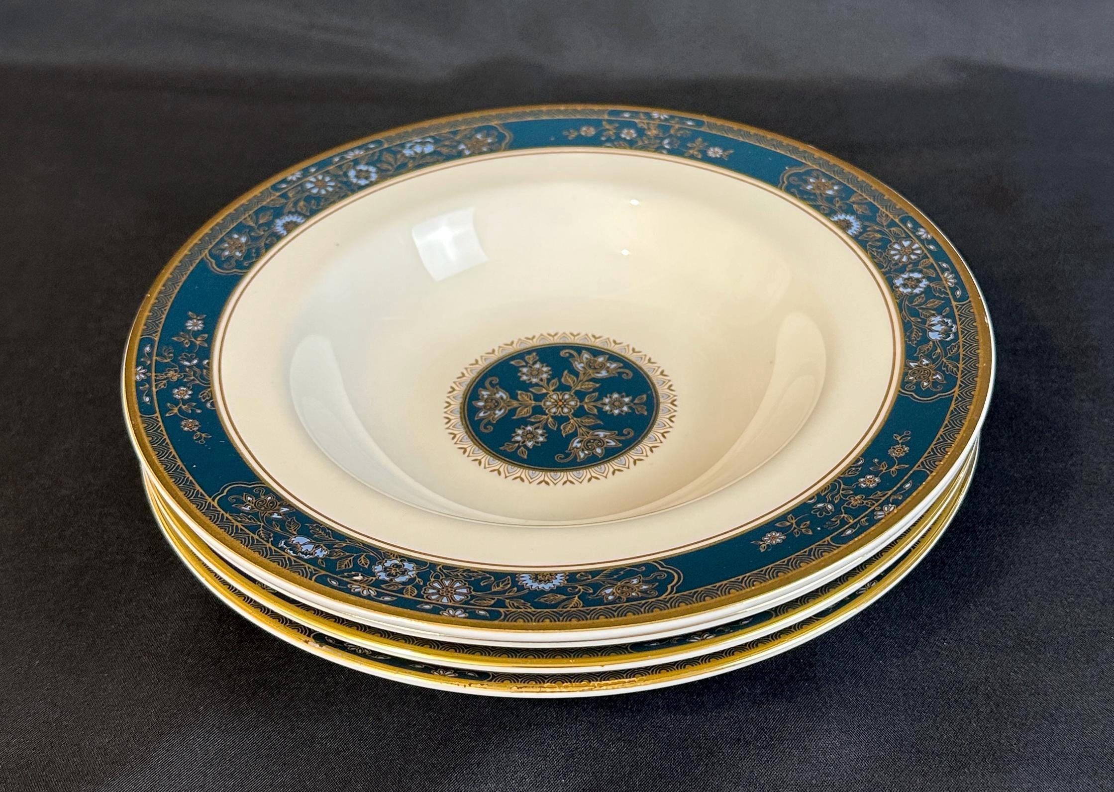 4 Royal Doulton Carlyle Soup Bowls