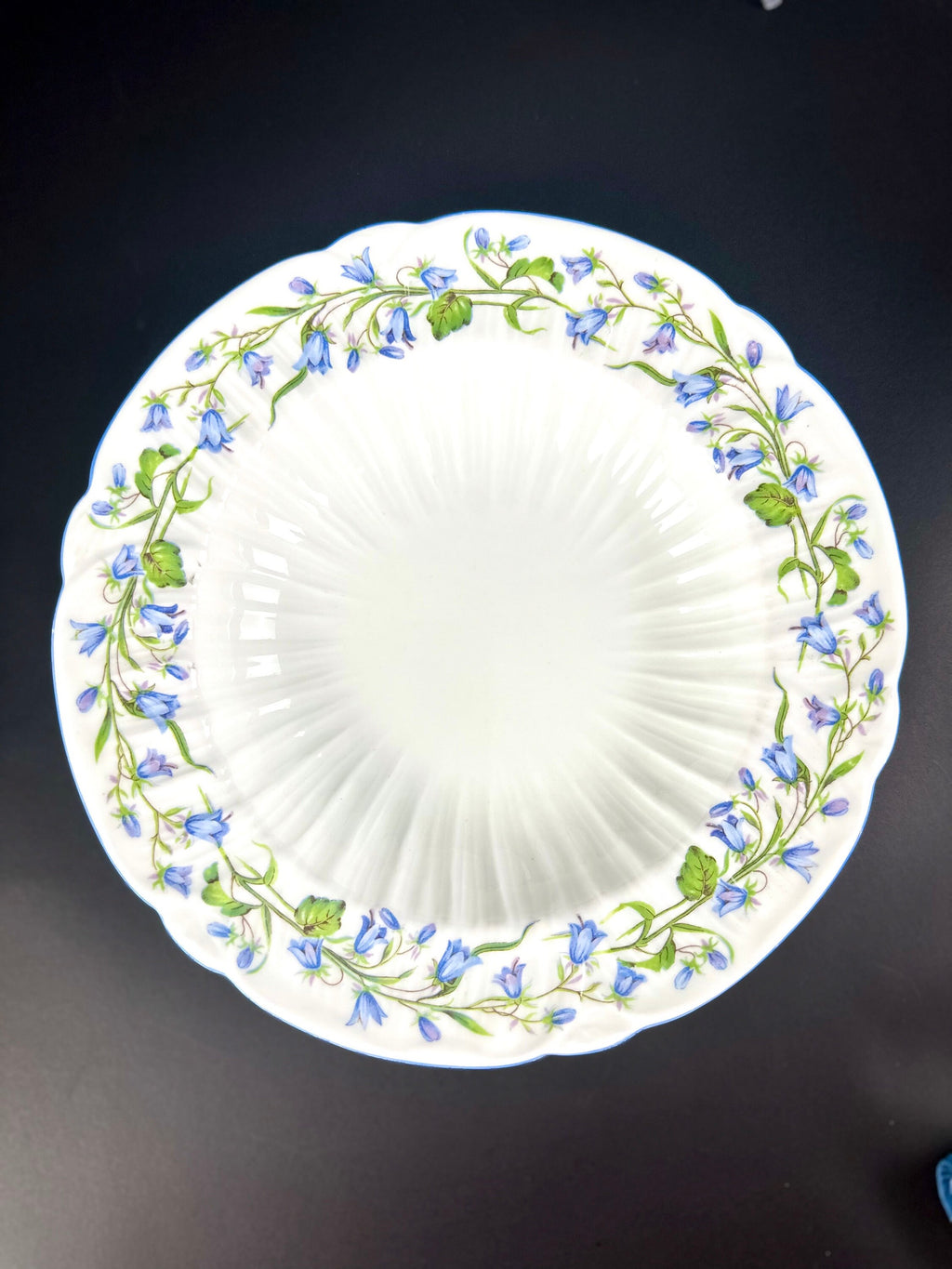 4 Shelley Harebell Large Soup Bowls