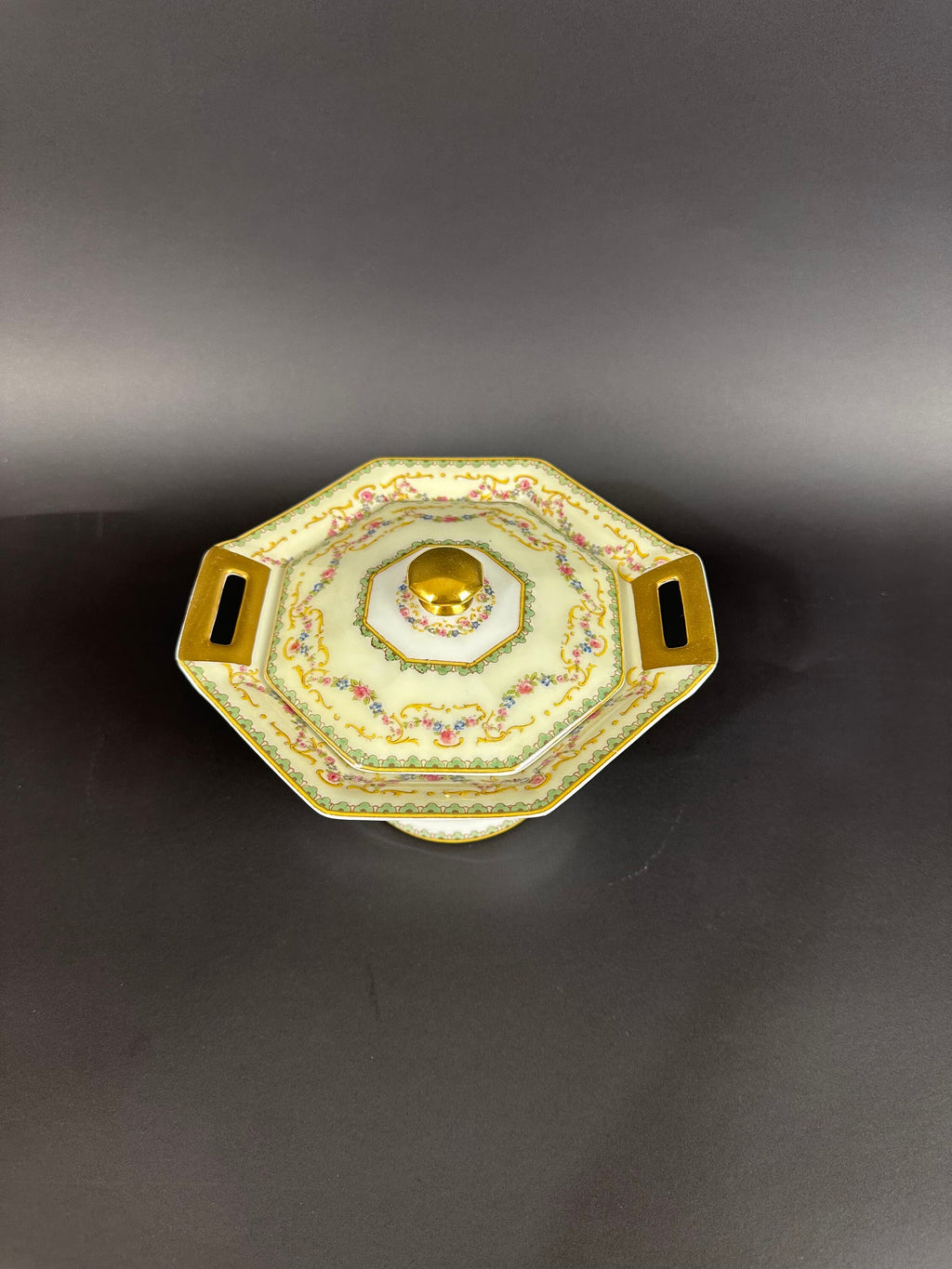 Haviland Venice Antique Limoges Sugar Bowl