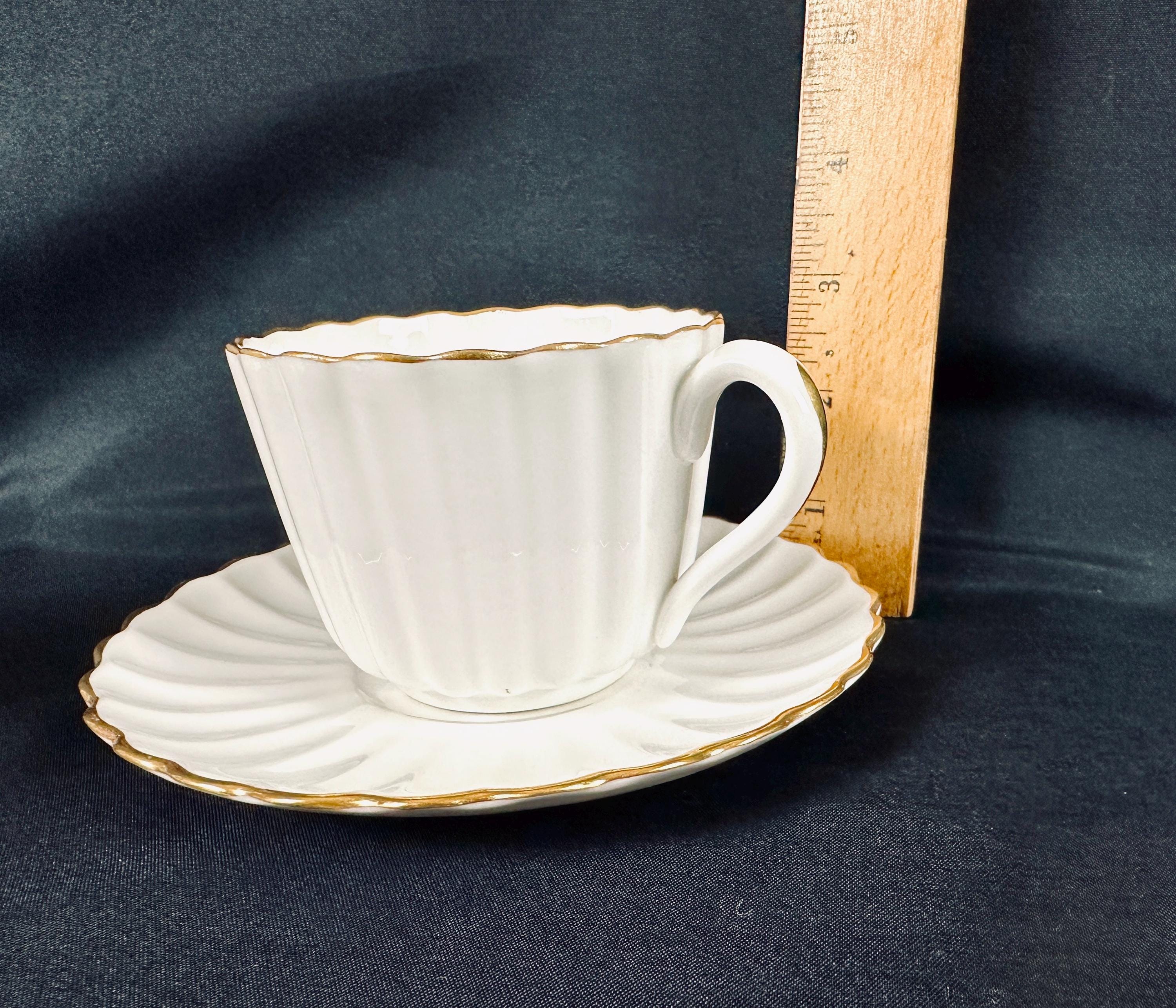3 Copeland Spode Midas Teacups and Saucers