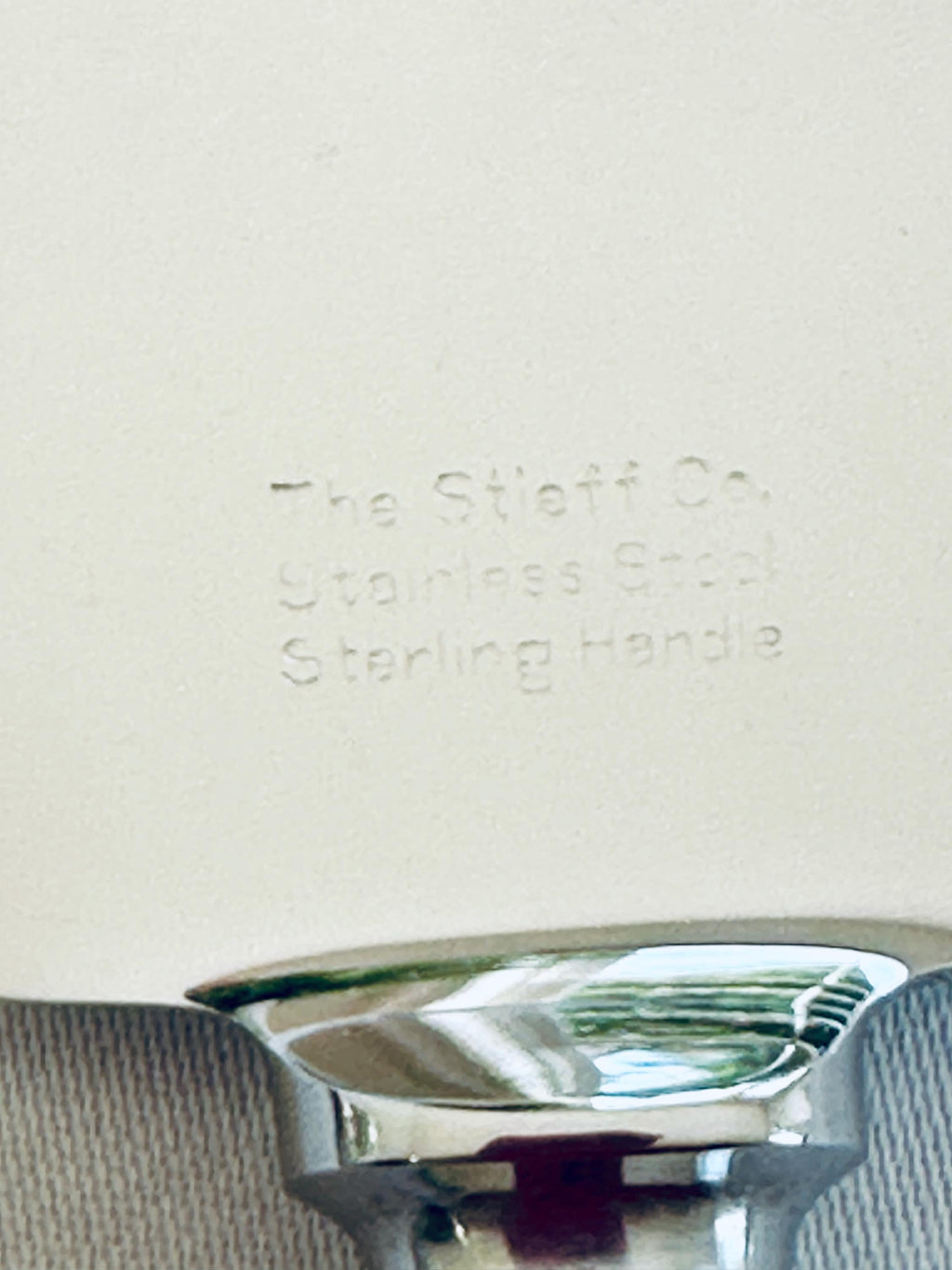 Stieff Rose Cake Server Sterling Handle