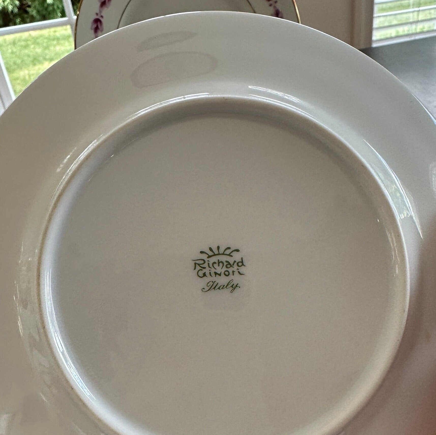 4 Richard Ginori Camelia Salad Plates