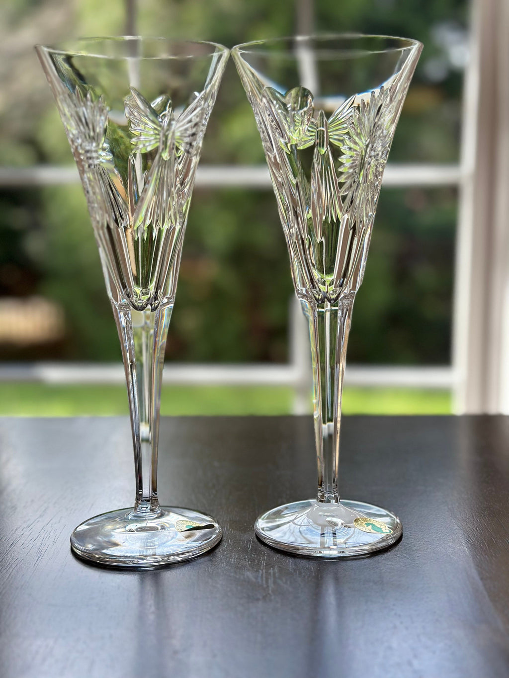 Waterford Millennium Toasting Flutes Engraved for “Brian”