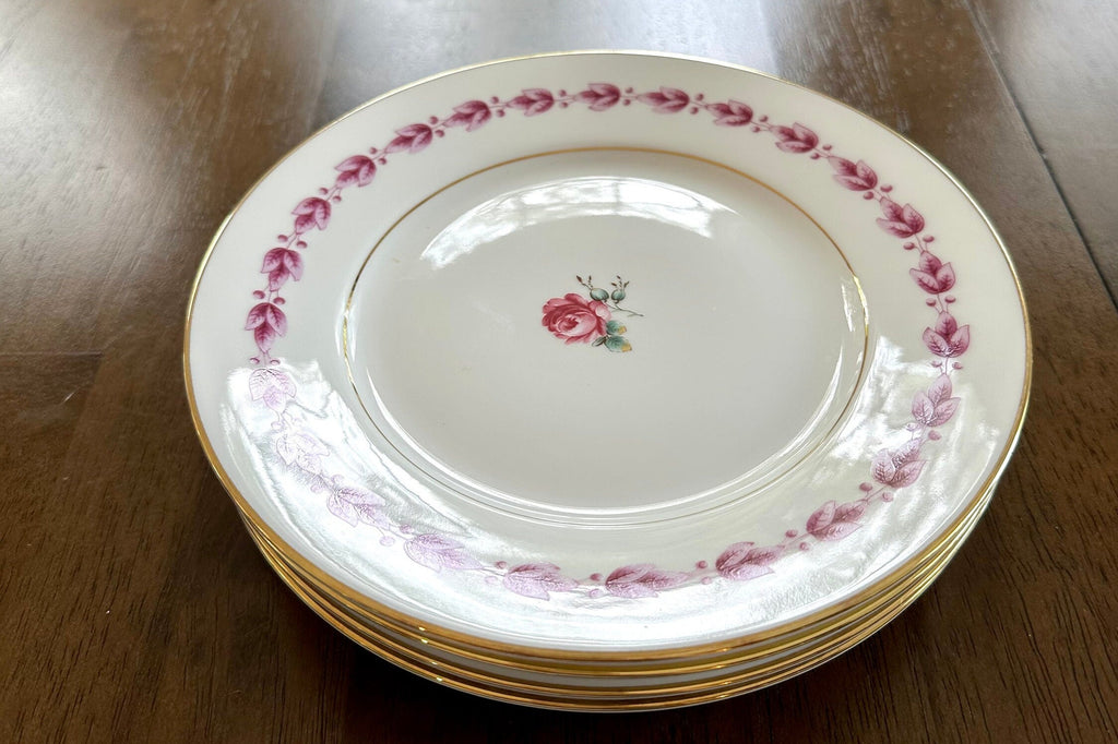 4 Richard Ginori Camelia Salad Plates