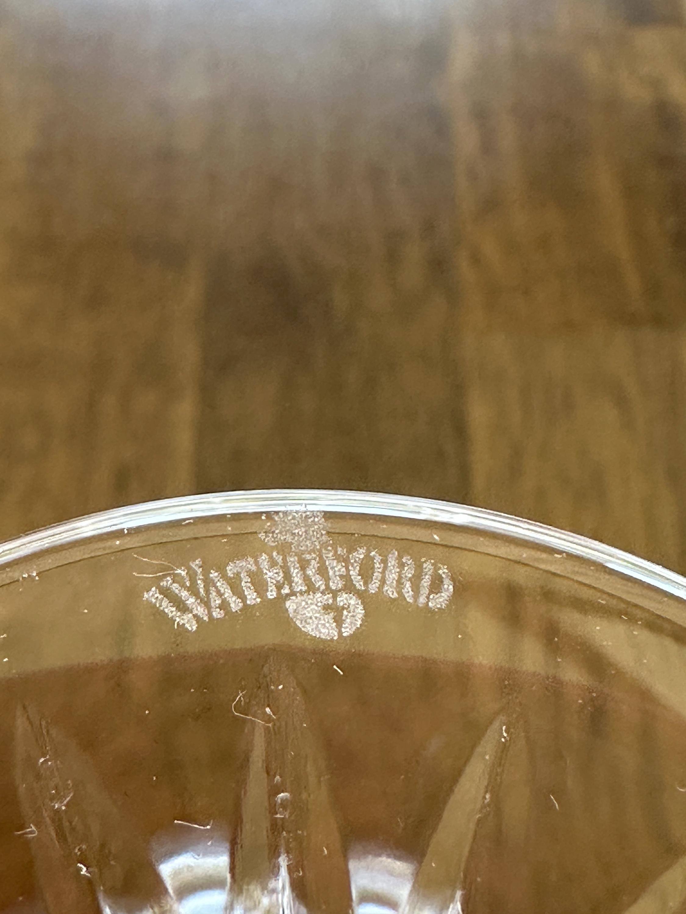 4 Waterford Crystal Claret Glasses