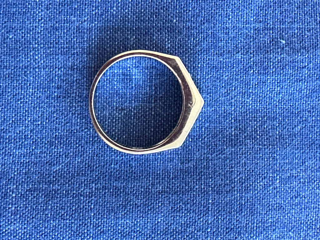 Vintage Sterling Silver and Cubic Zirconia Ring