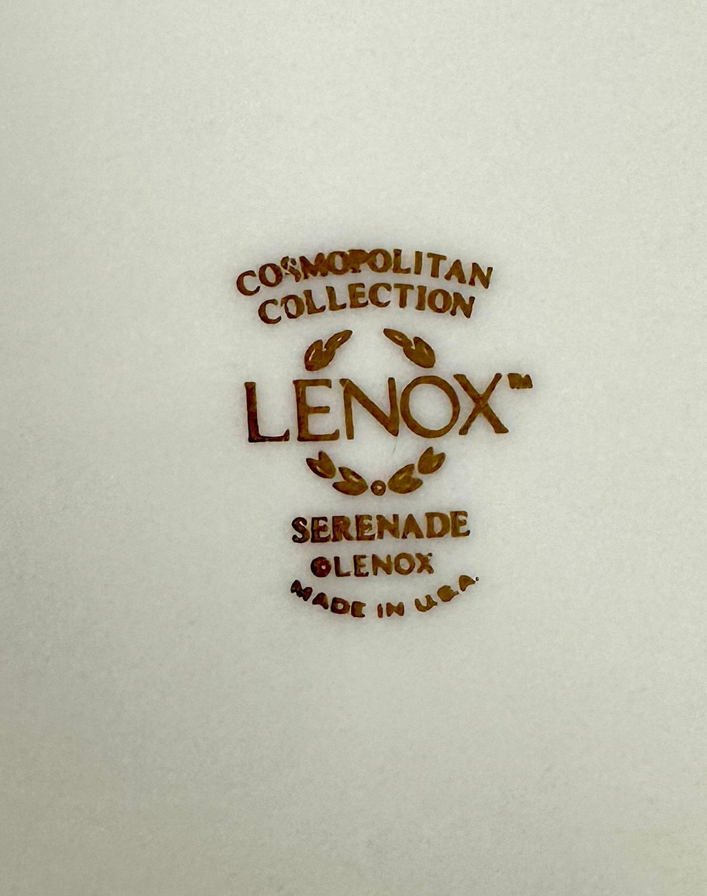 2 Lenox Serenade Dinner Plates