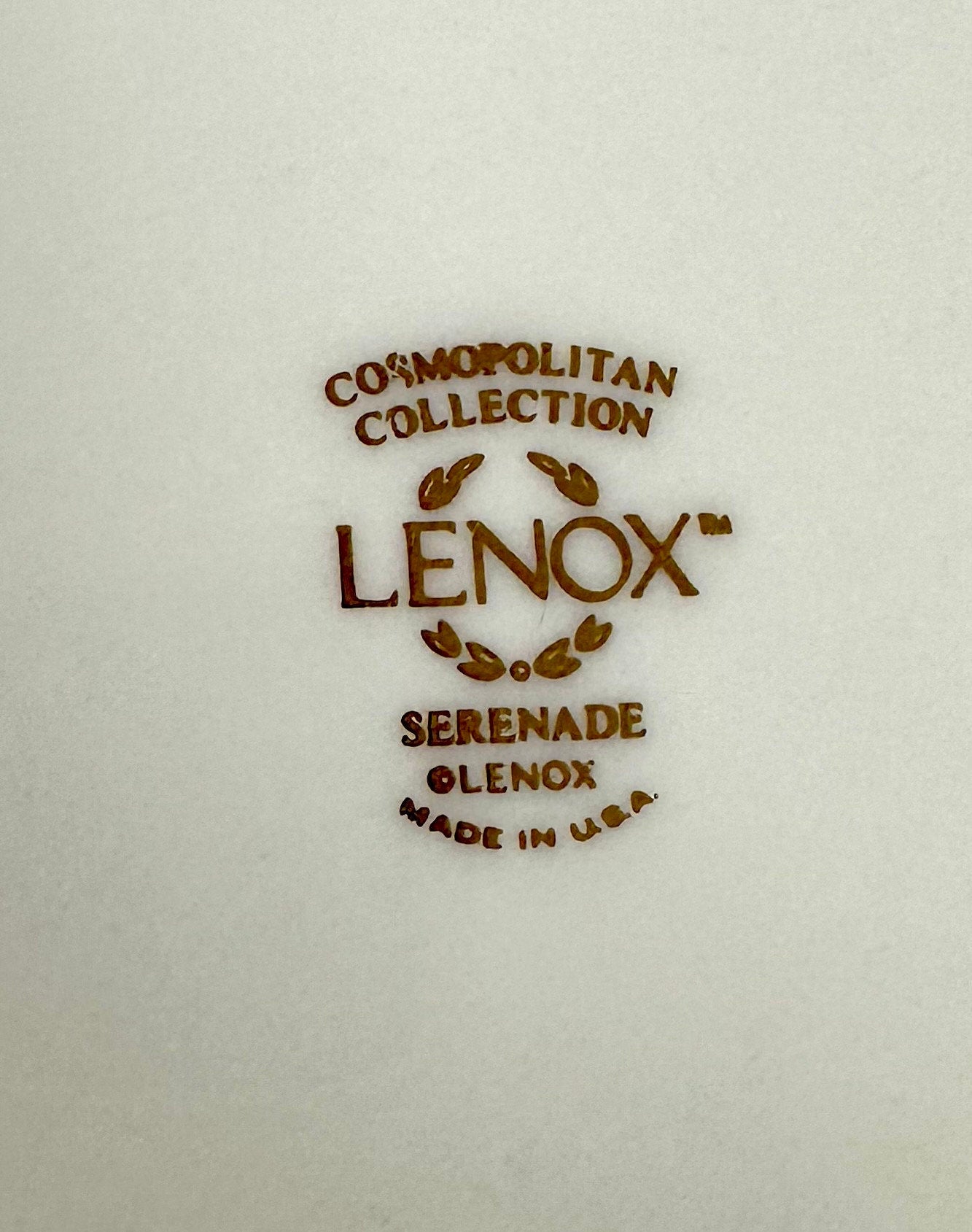 2 Lenox Serenade Dinner Plates
