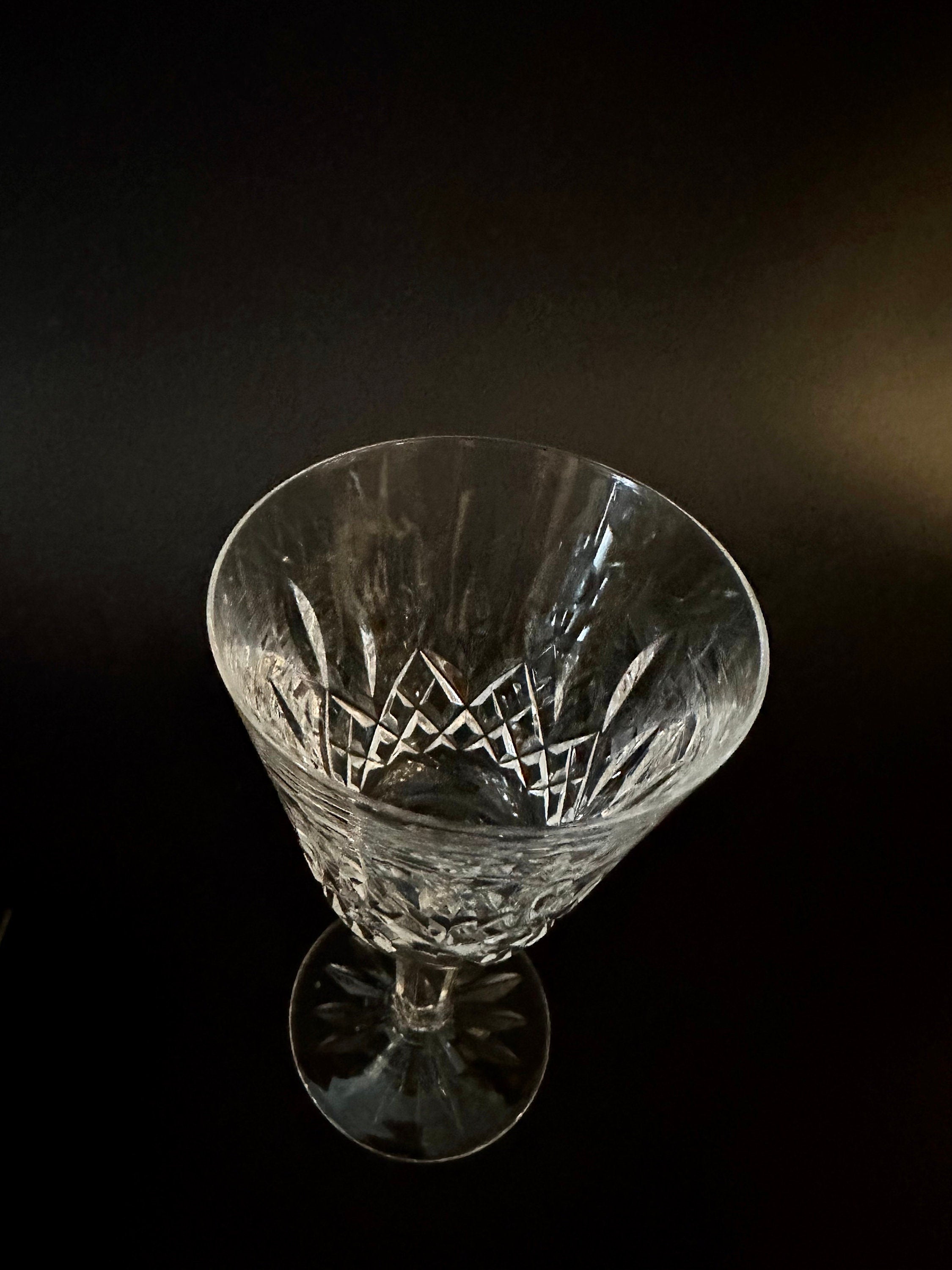 4 Waterford Crystal Lismore Claret Glasses