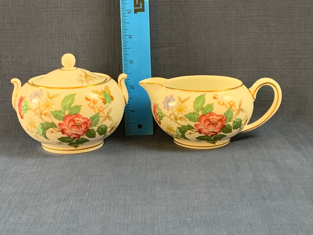 Wedgwood Charnwood Creamer and Sugar Bowl