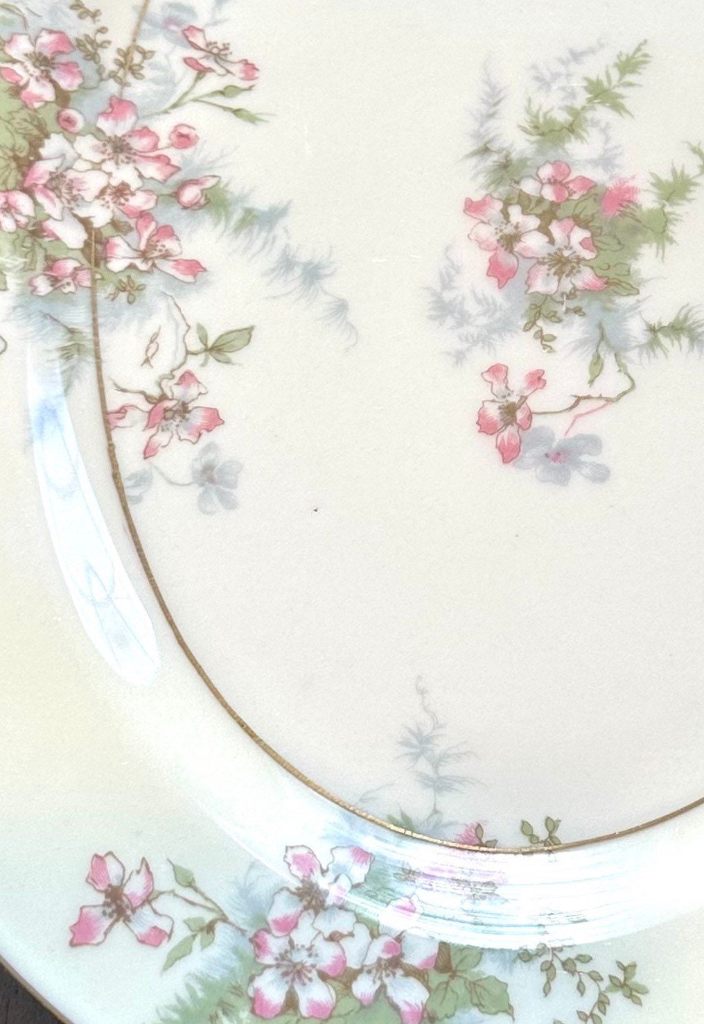 2 Haviland Apple Blossom Serving Platters