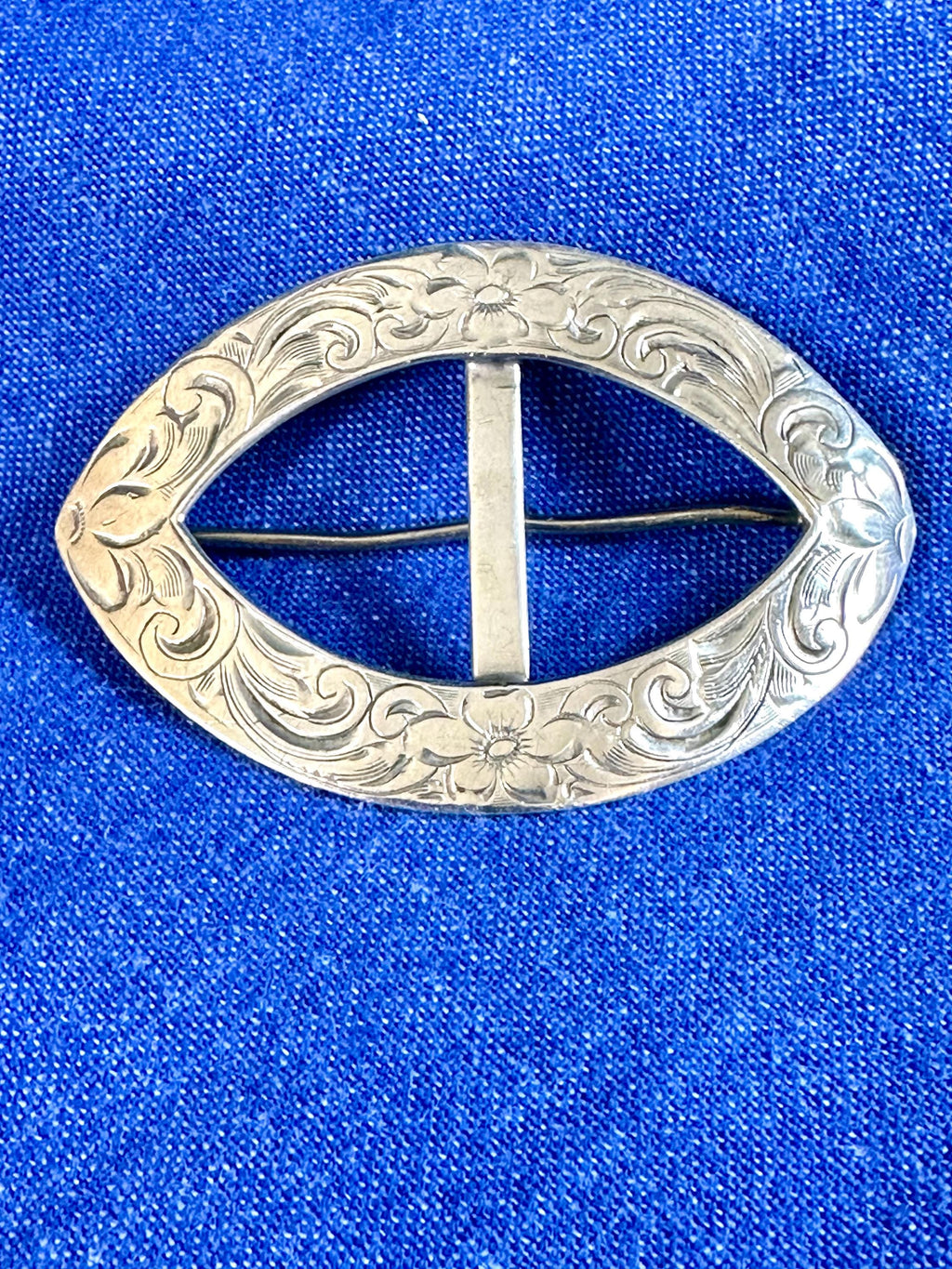 Antique Tiffany Sterling Silver Brooch