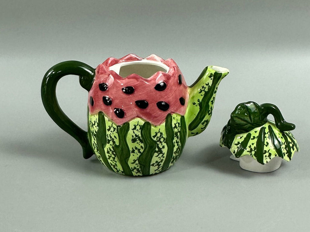 Vintage Cracker Barrel Watermelon Teapot
