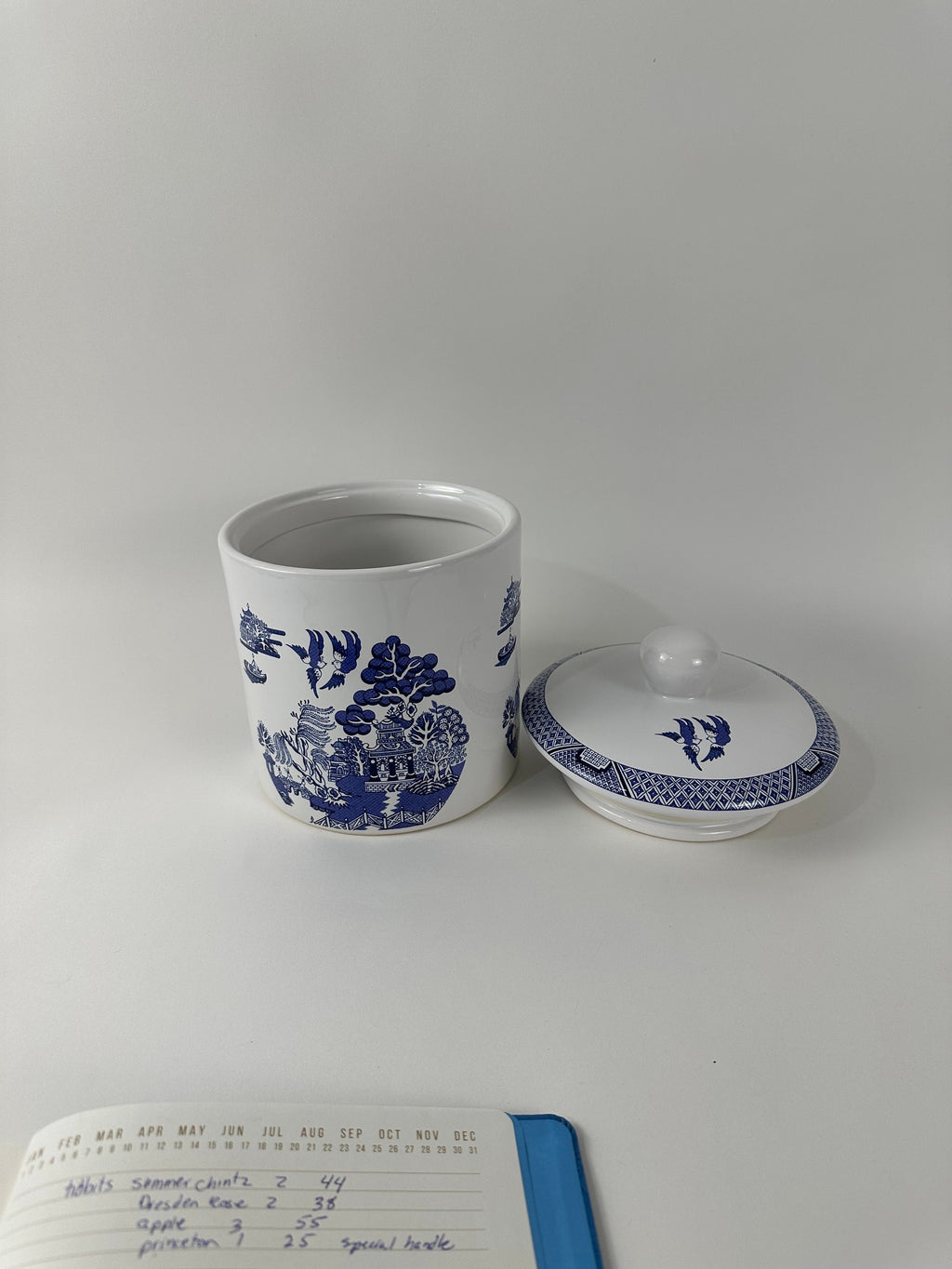 Cuthbertson Blue Willow Small Canister