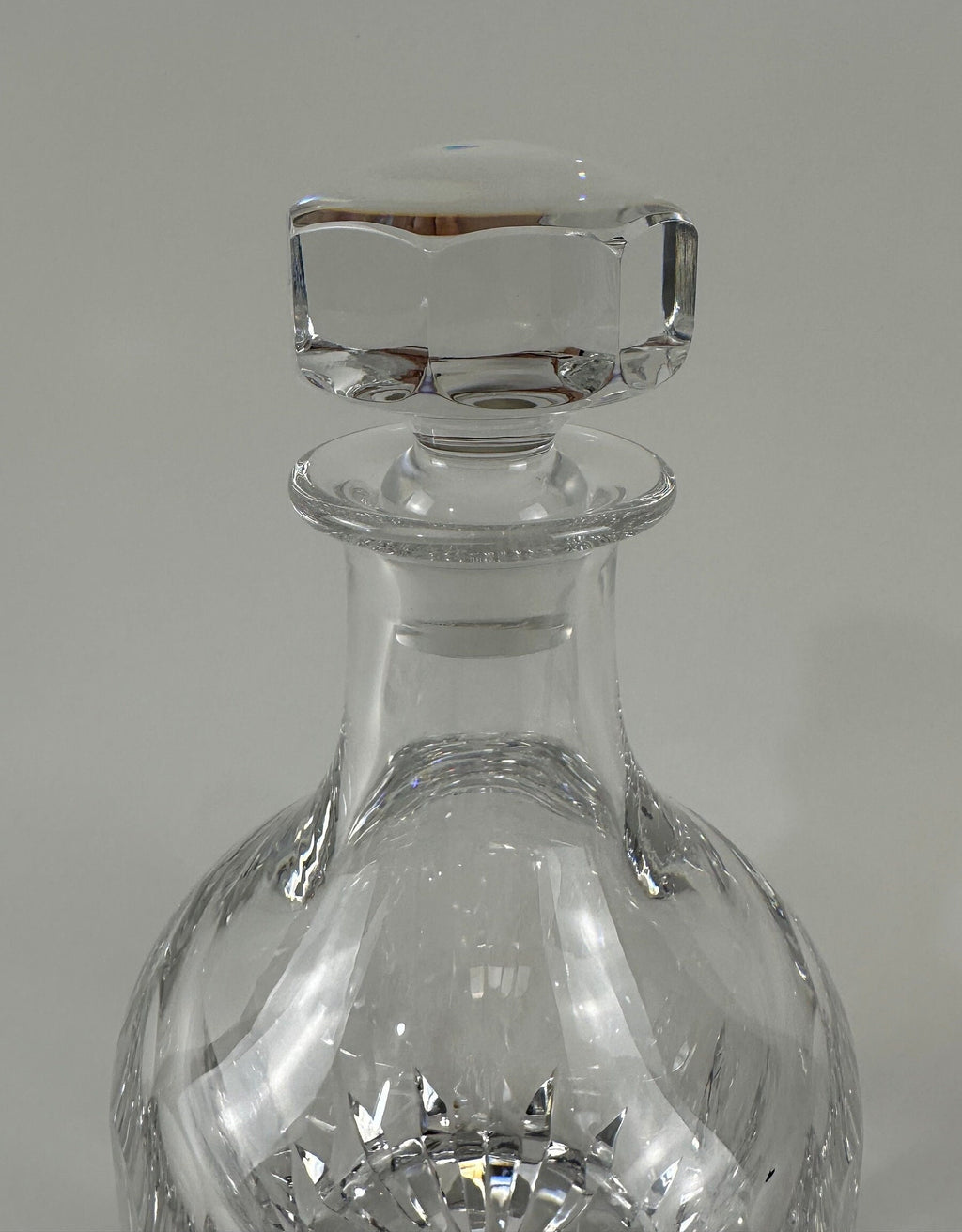 Kosta Boda Cut Crystal Decanter