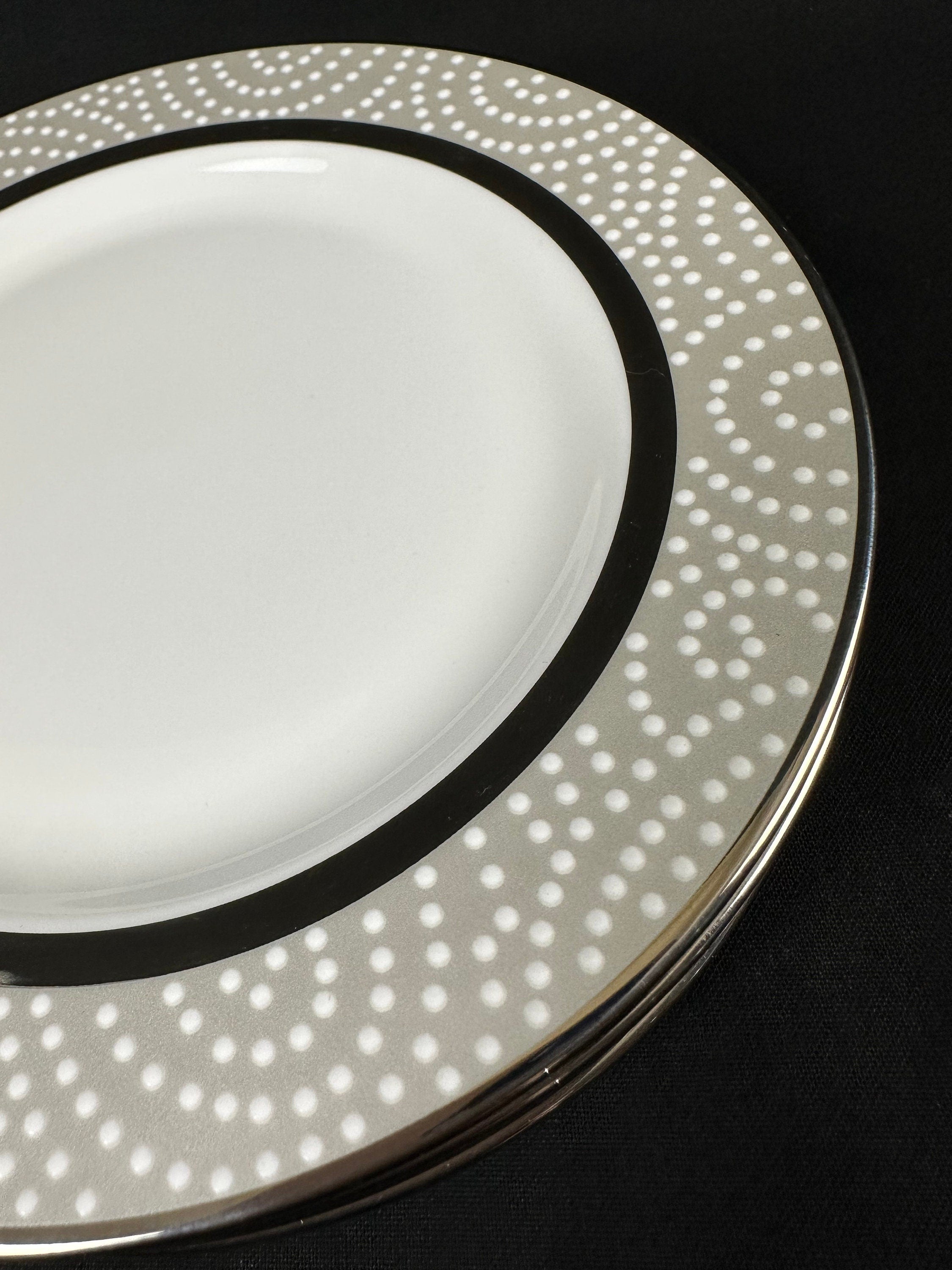 3 Kate Spade Pearl Beads Salad Plates