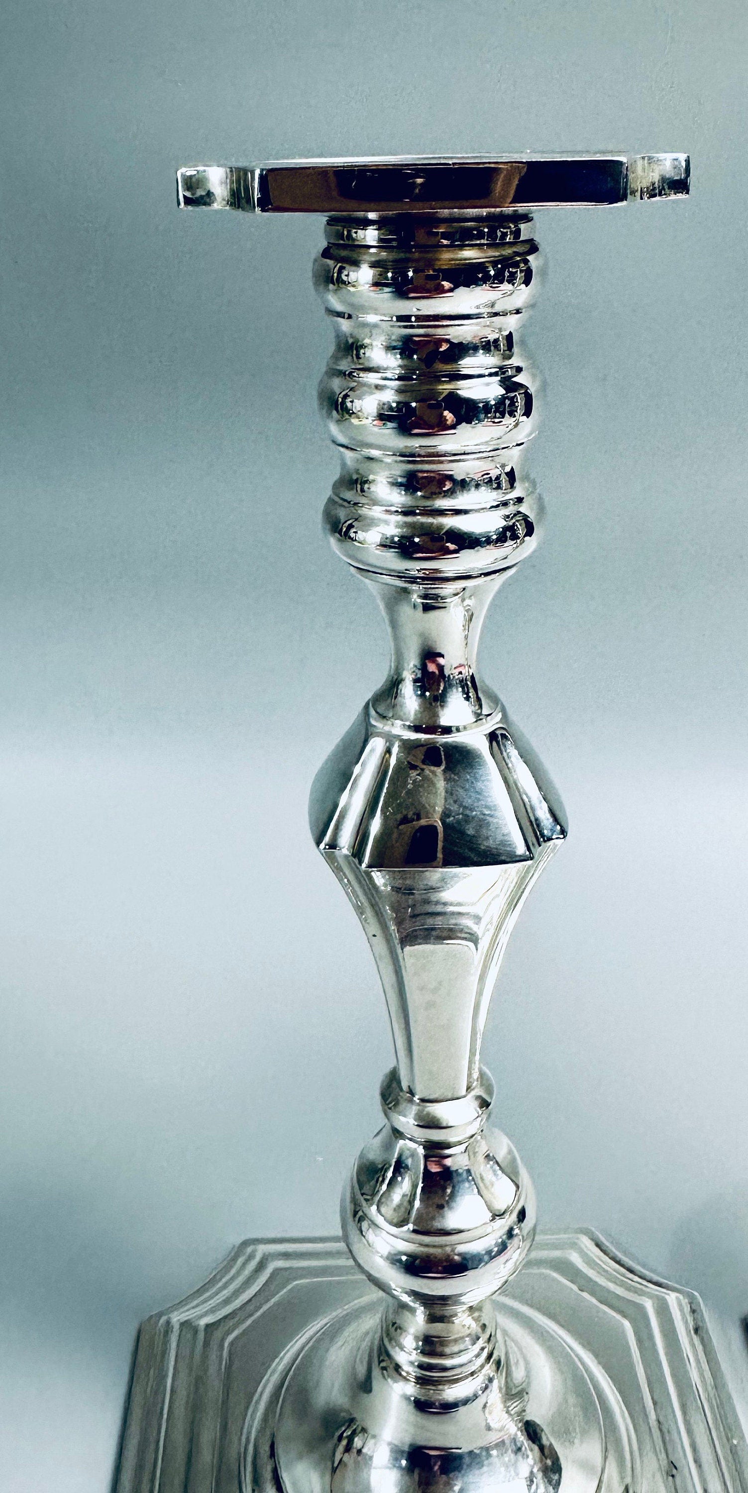 Redlich Sterling Silver Antique Candlesticks