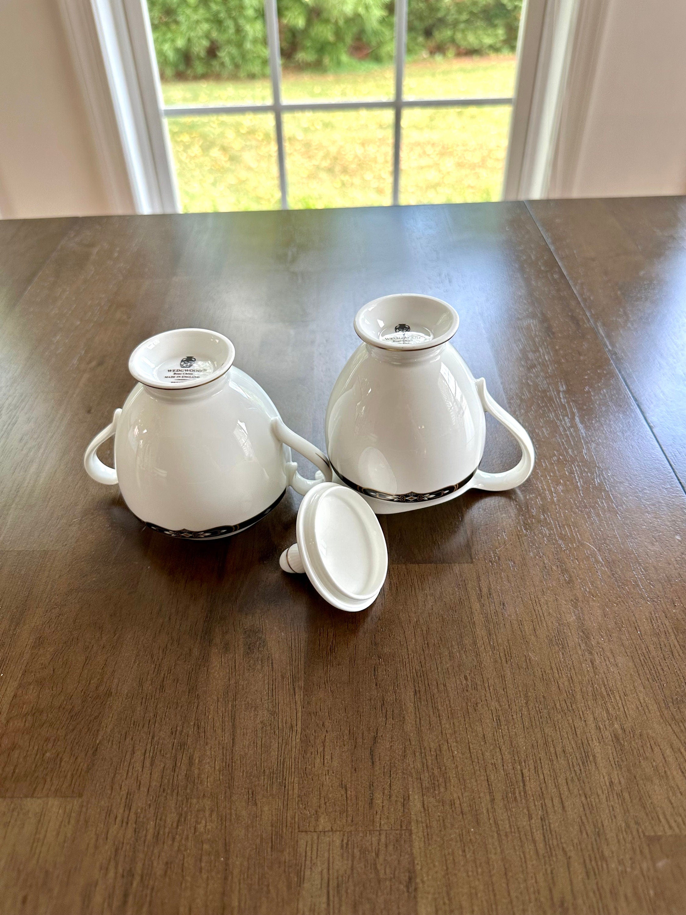 Wedgwood Preston Creamer and Sugar Bowl