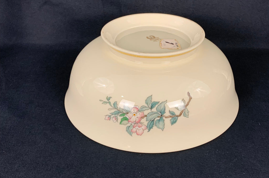 Lenox Serenade Large Serving Bowl and Matching Candlesticks