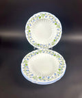 4 Shelley Harebell Large Soup Bowls