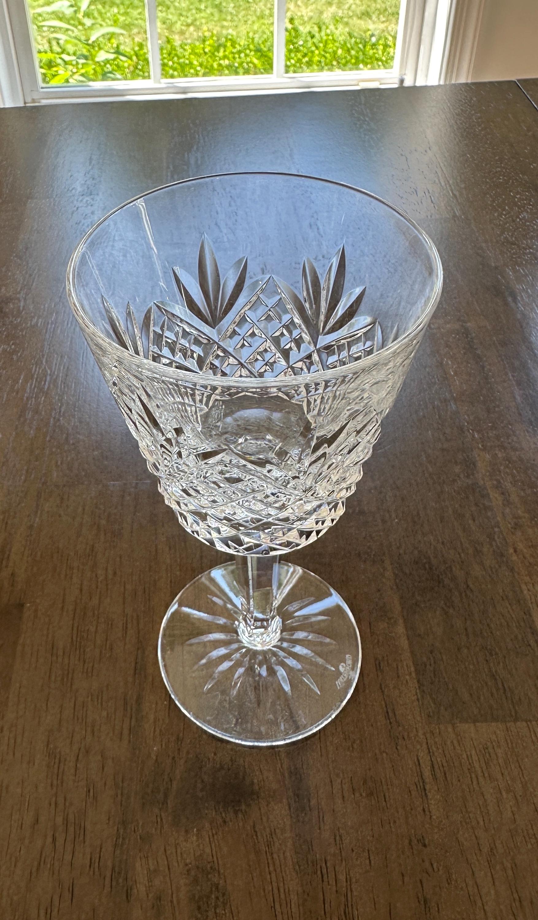 4 Waterford Crystal Claret Glasses