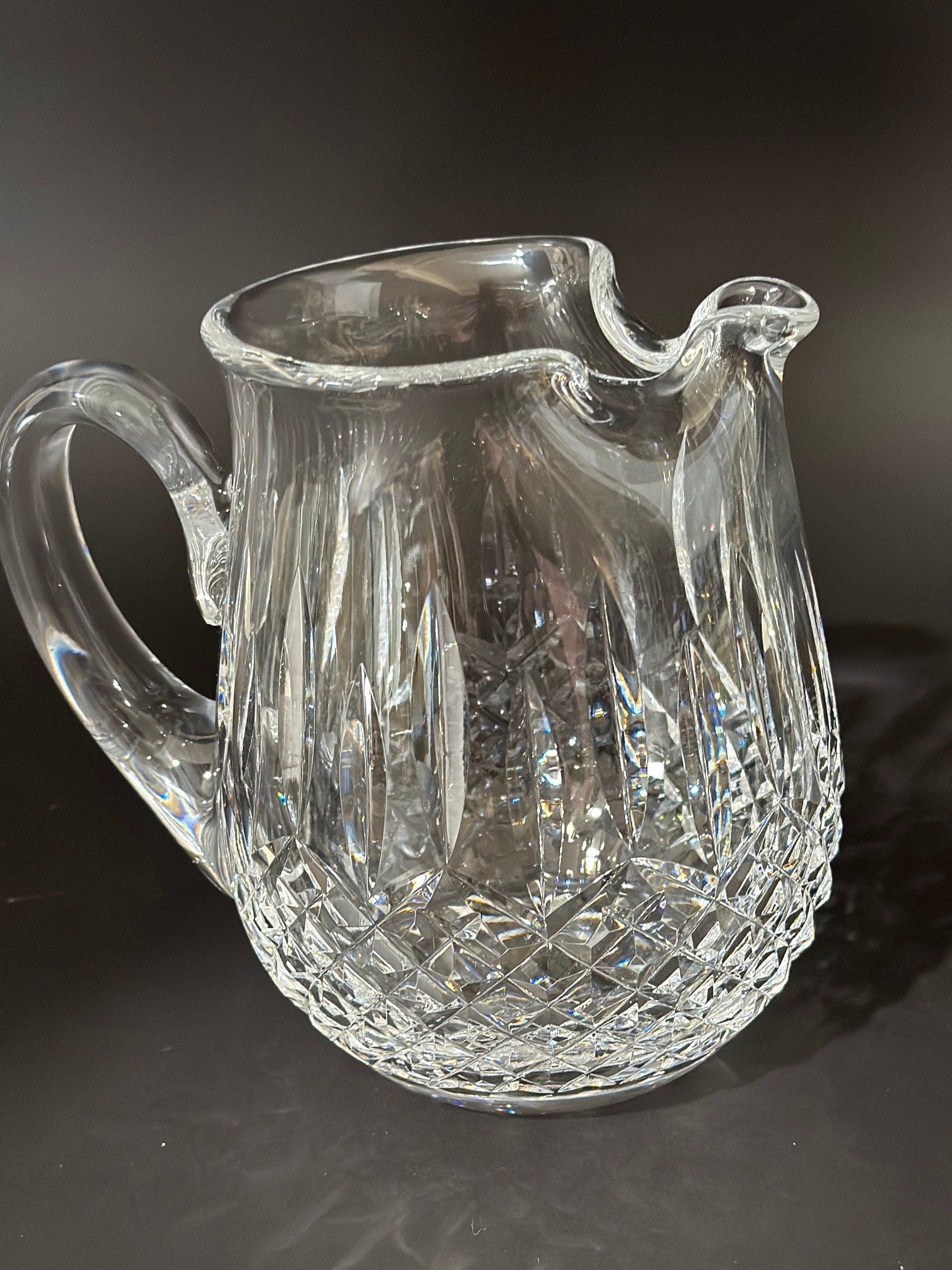 Waterford Crystal Pitcher in the Lismore Pattern