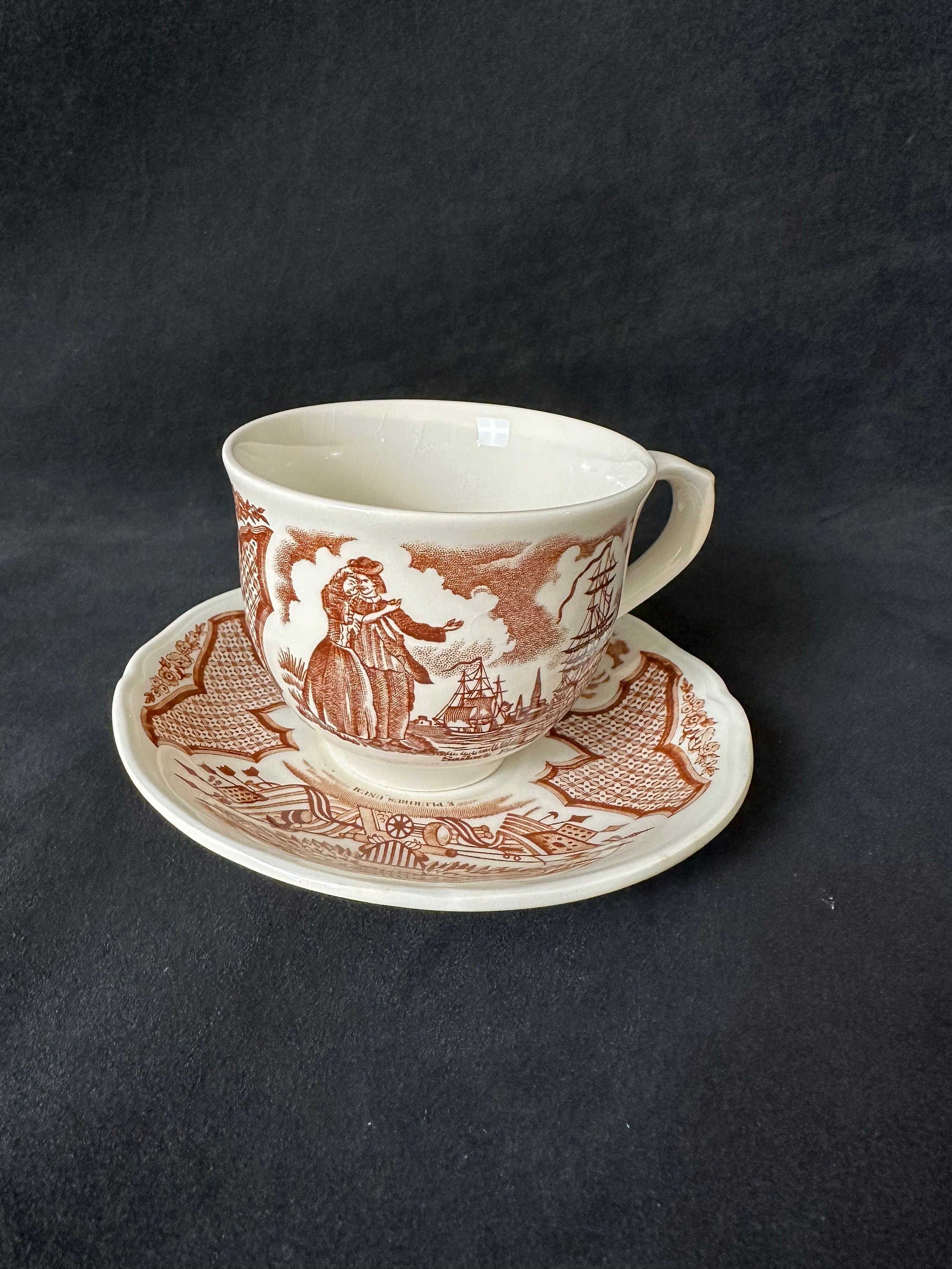 2 Fairwinds Teacups and Saucers