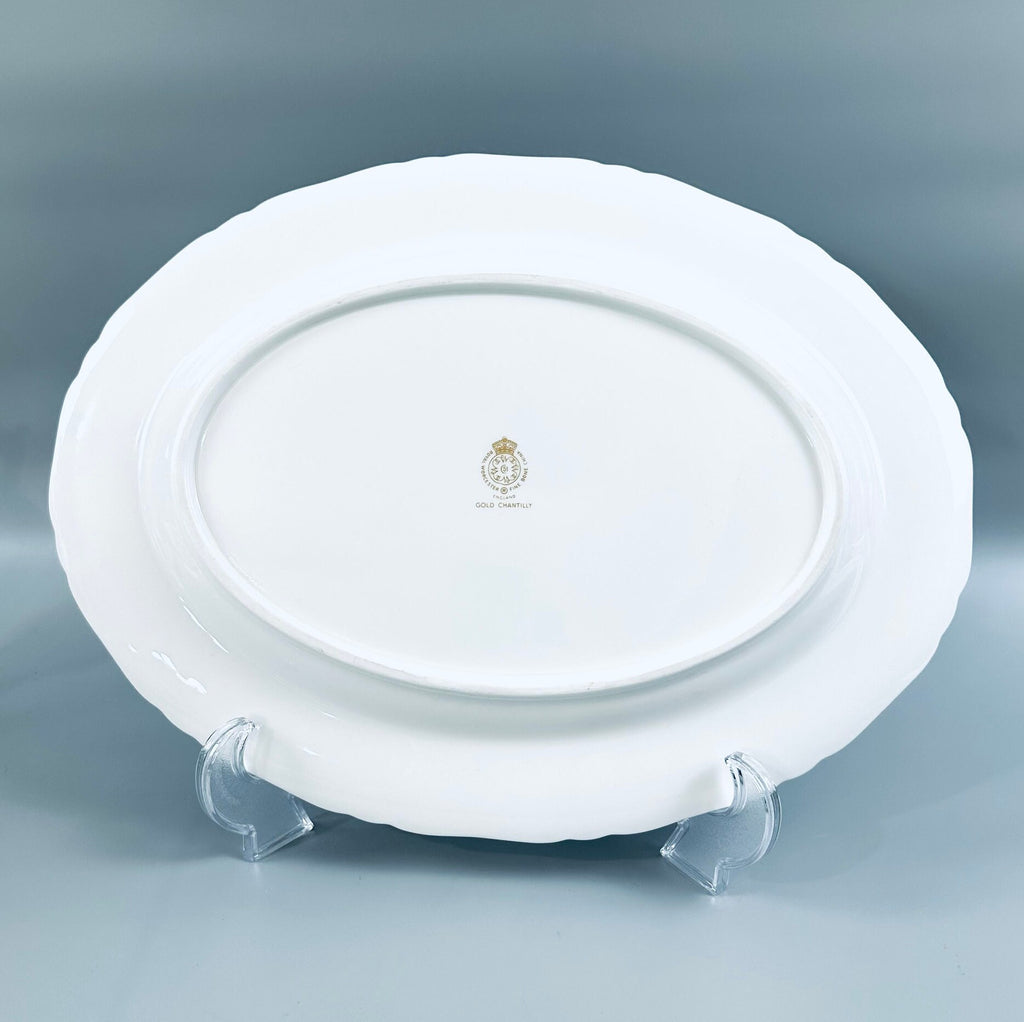Royal Worcester Gold Chantilly Serving Platter