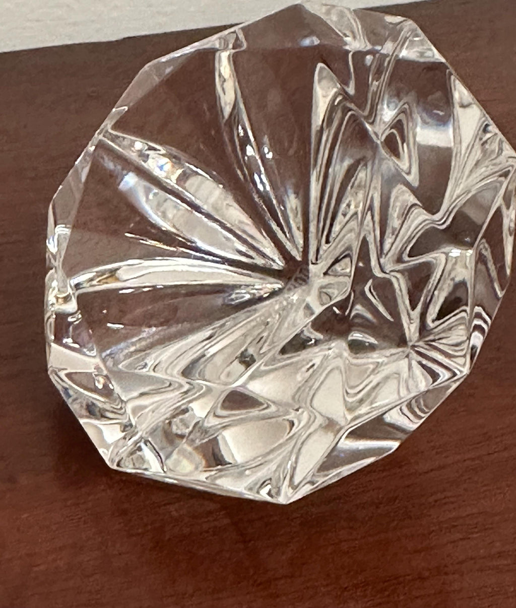 Waterford Crystal Diamond Shaped Paperweight