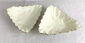 2 Lenox Triad Gold Rimmed  Bowls Triangle Shaped