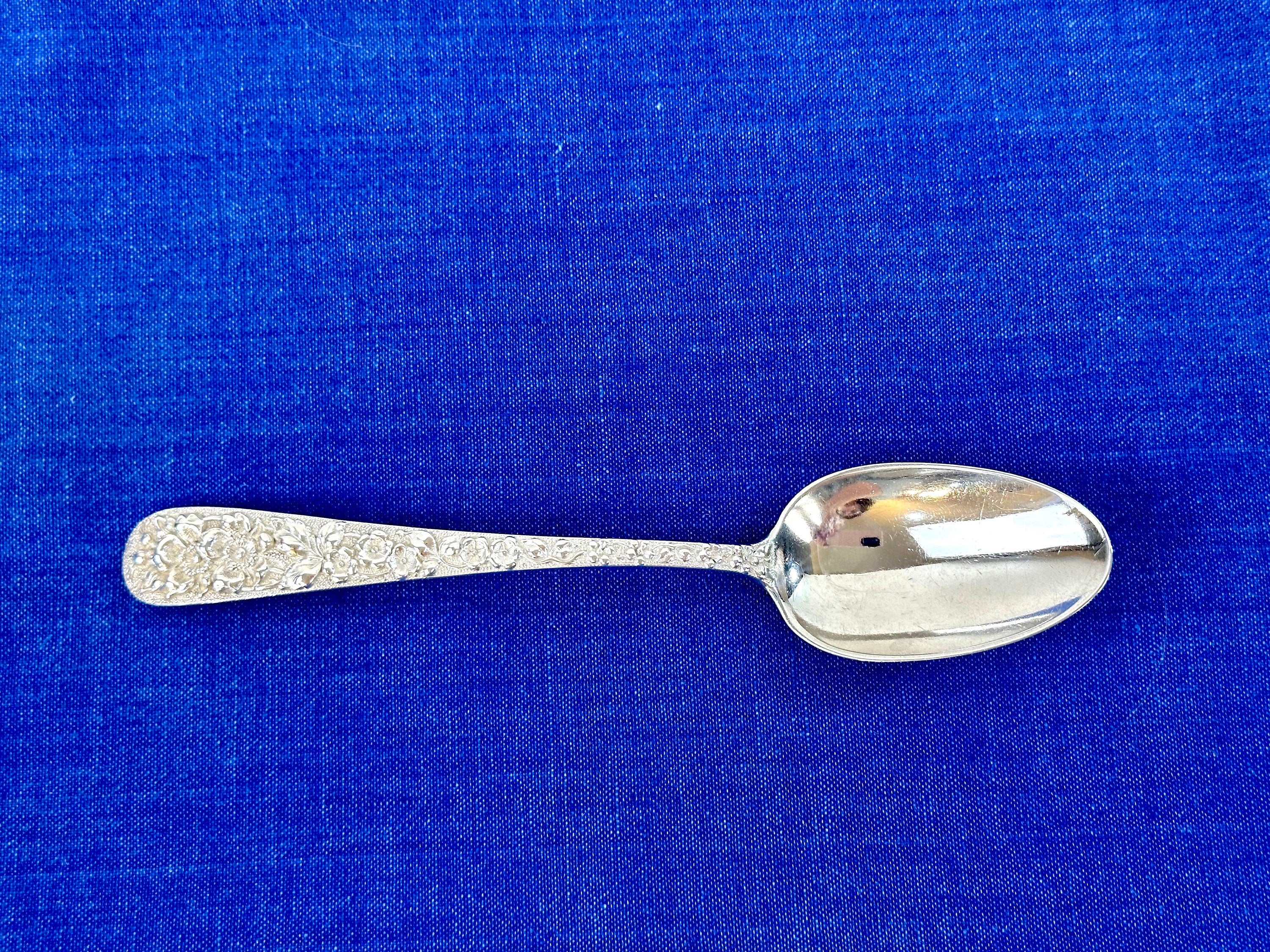 Stieff Forget Me Not Sterling Teaspoons