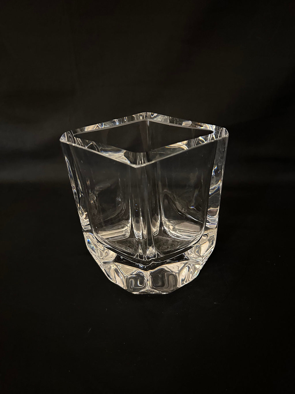 Artist Signed Kosta Boda Vase 7”