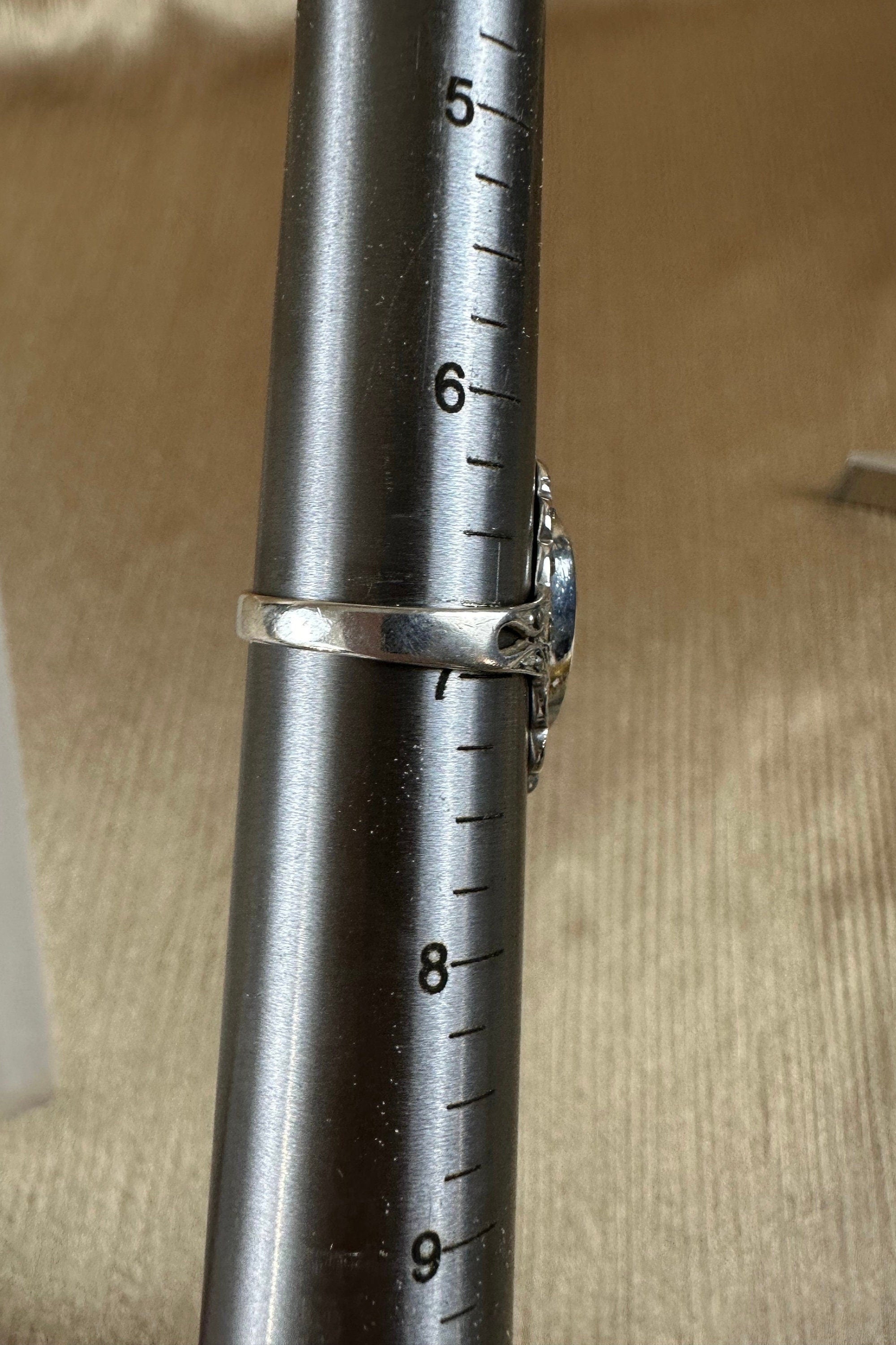 Sterling Silver Abalone and Marsite Nanette Ring