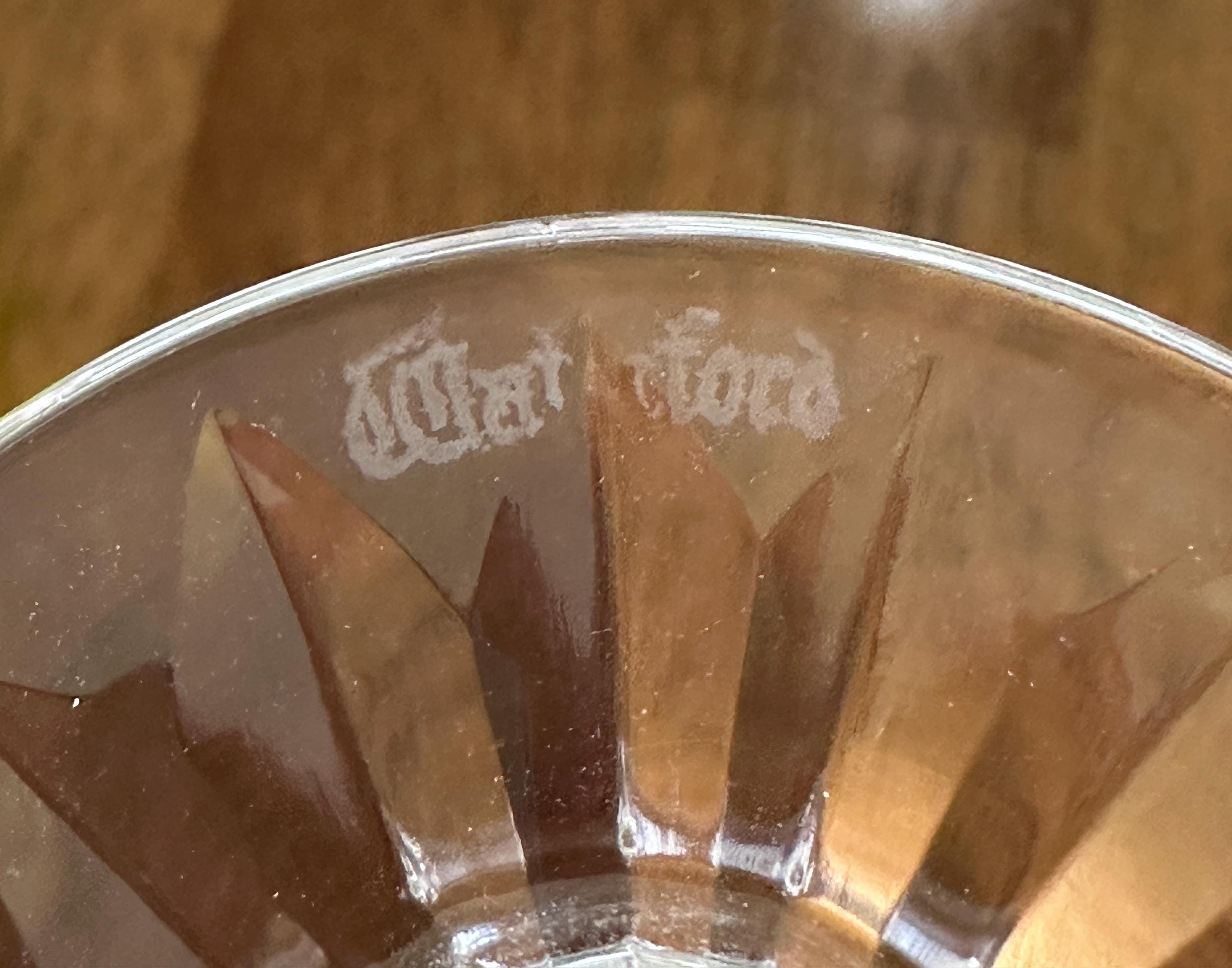 4 Waterford Kenmare Sherry Glasses