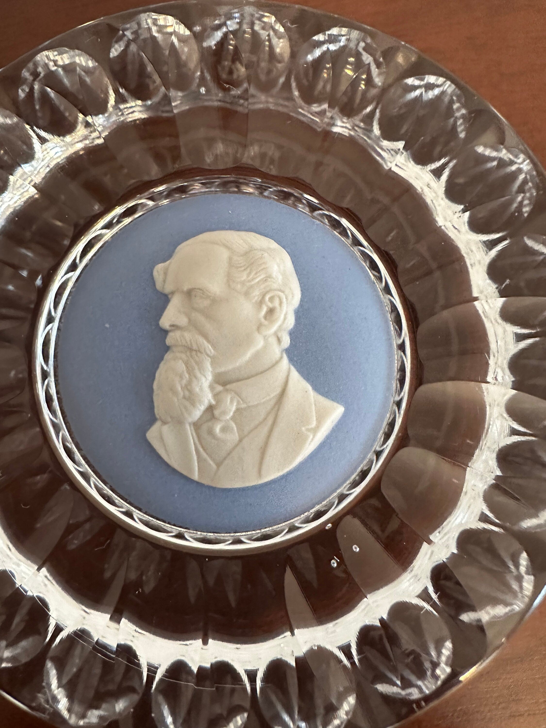 Wedgwood Charles Dickens Crystal Paperweight
