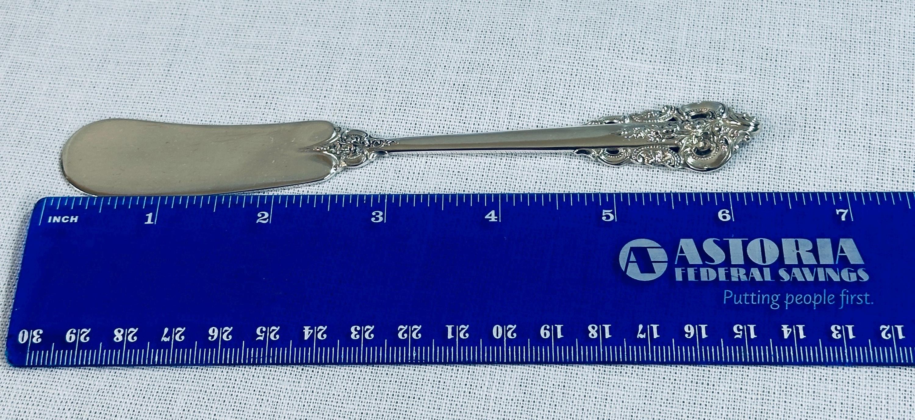 Wallace Grande Baroque Butter Paddle Knife Sterling Silver