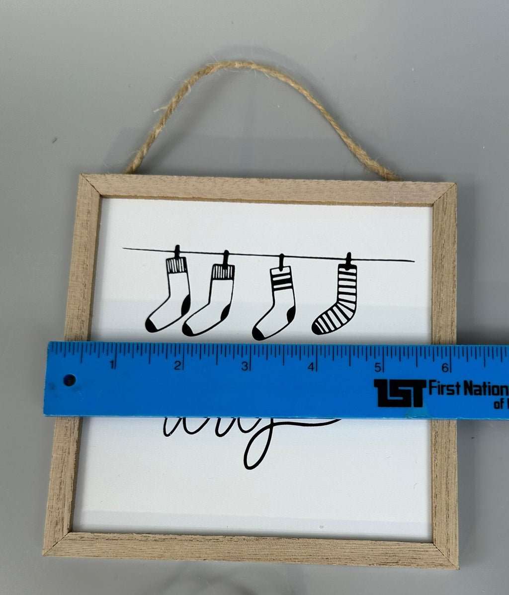4 Framed Laundry Room Signs