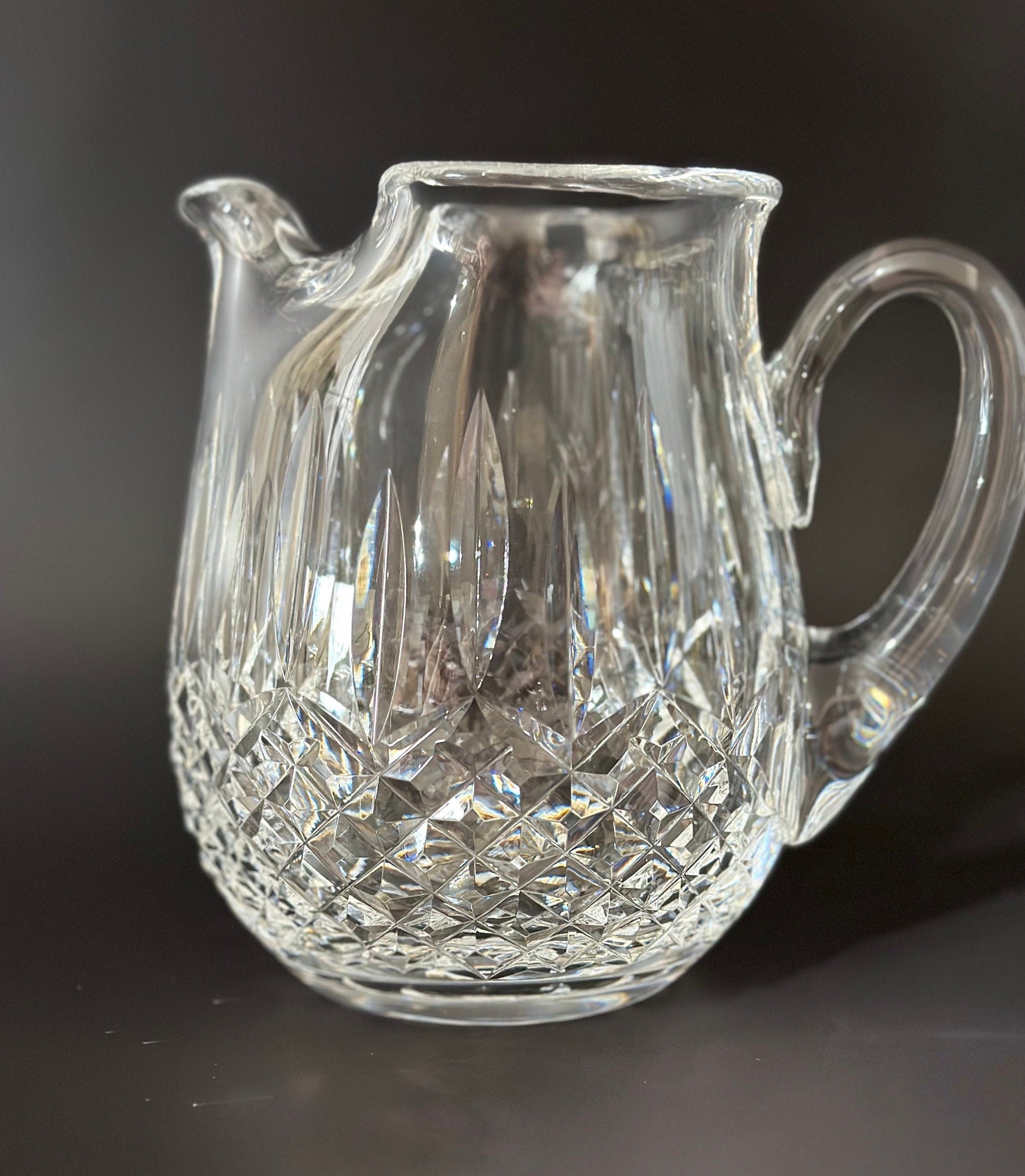 Waterford Crystal Pitcher in the Lismore Pattern