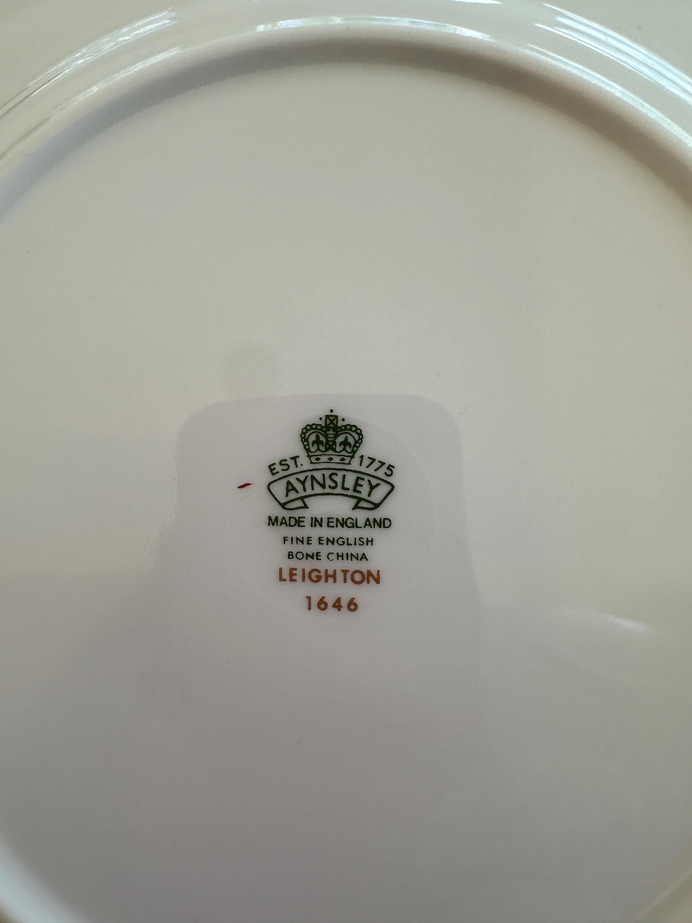 3 Aynsley Leighton Salad Plates