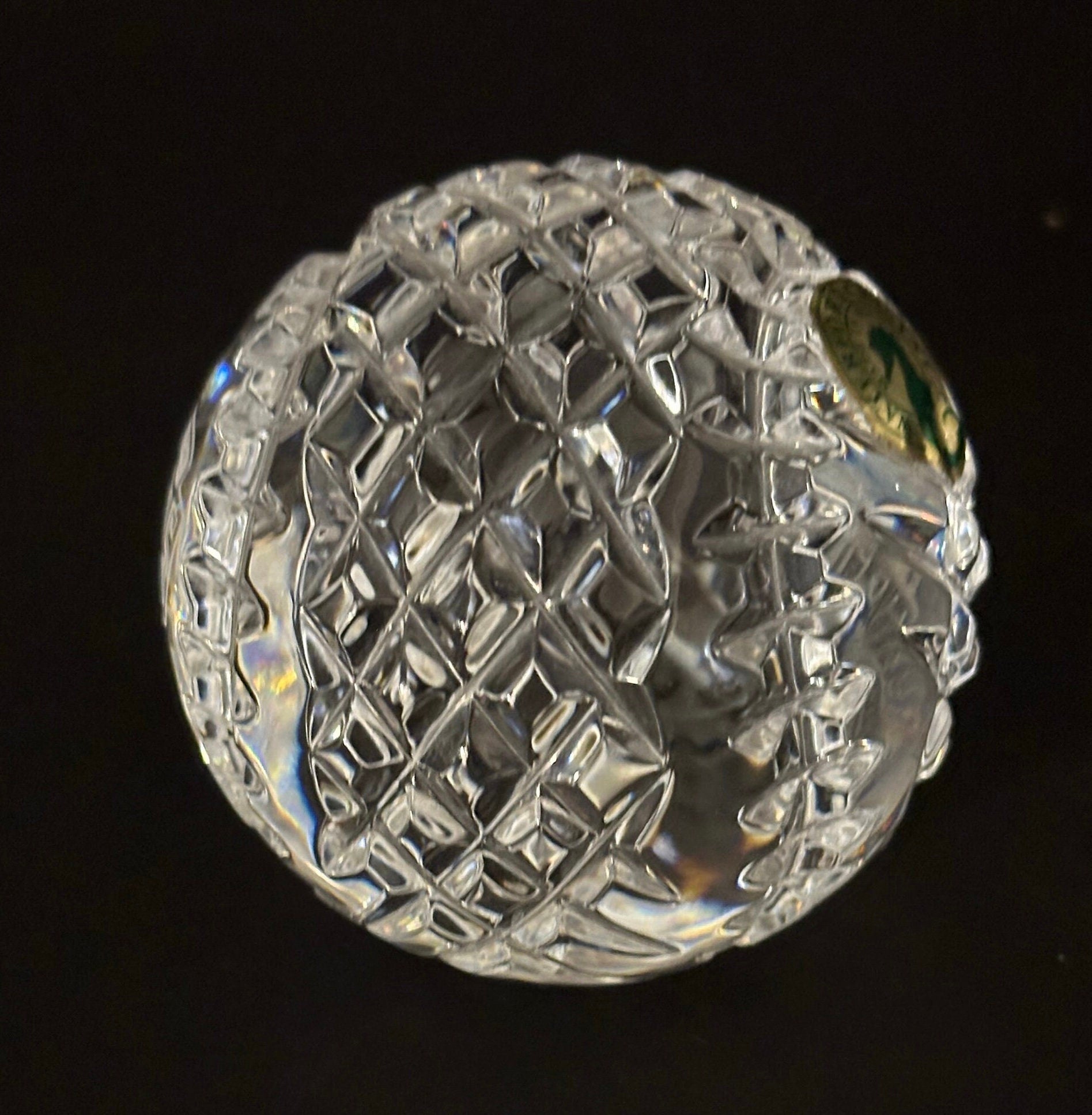 Waterford Crystal Washington Nationals Baseball Paperweight 2005