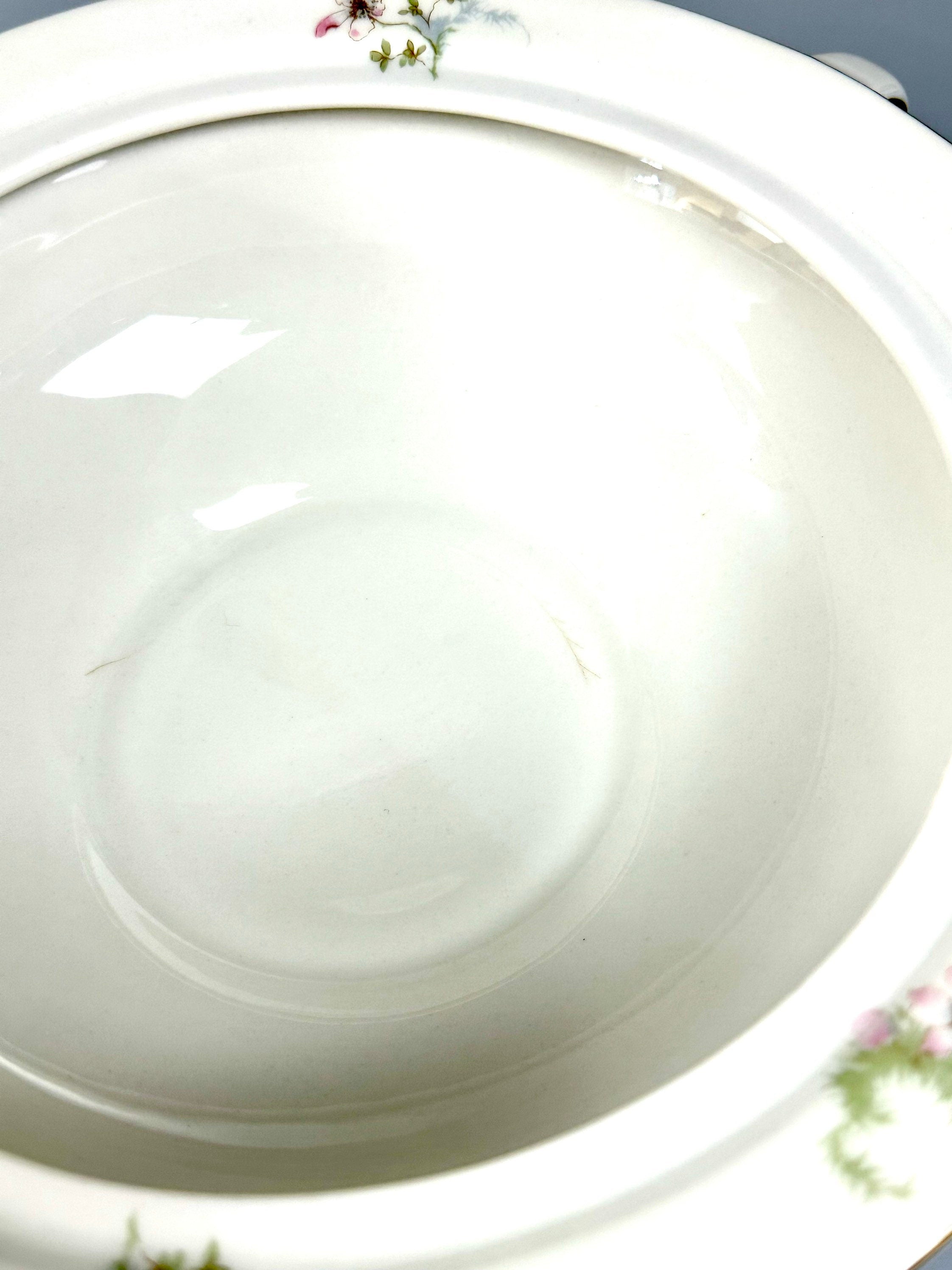 Haviland Apple Blossom Covered Serving Bowl